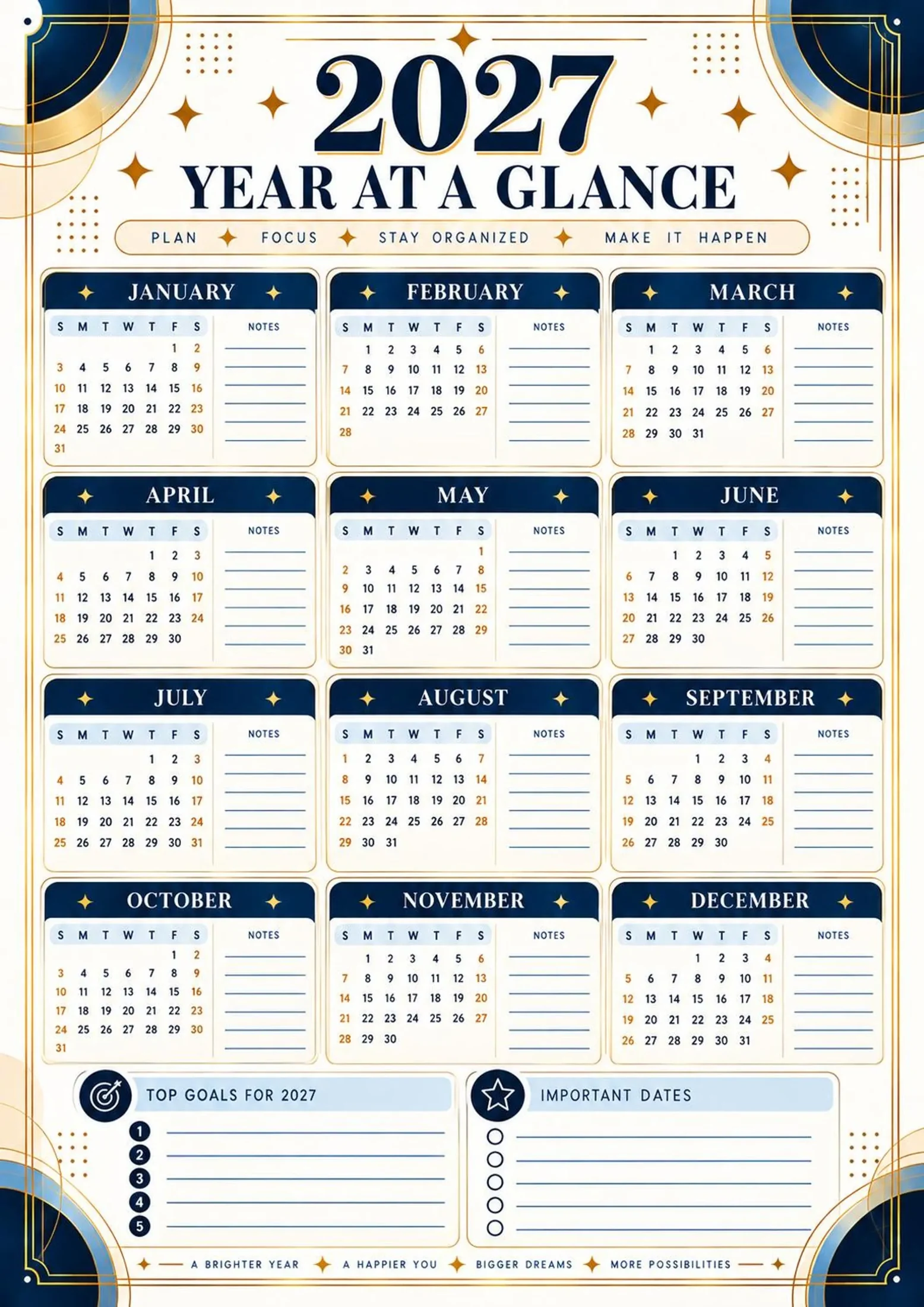 2027–2029 Three Year Planner preview 4