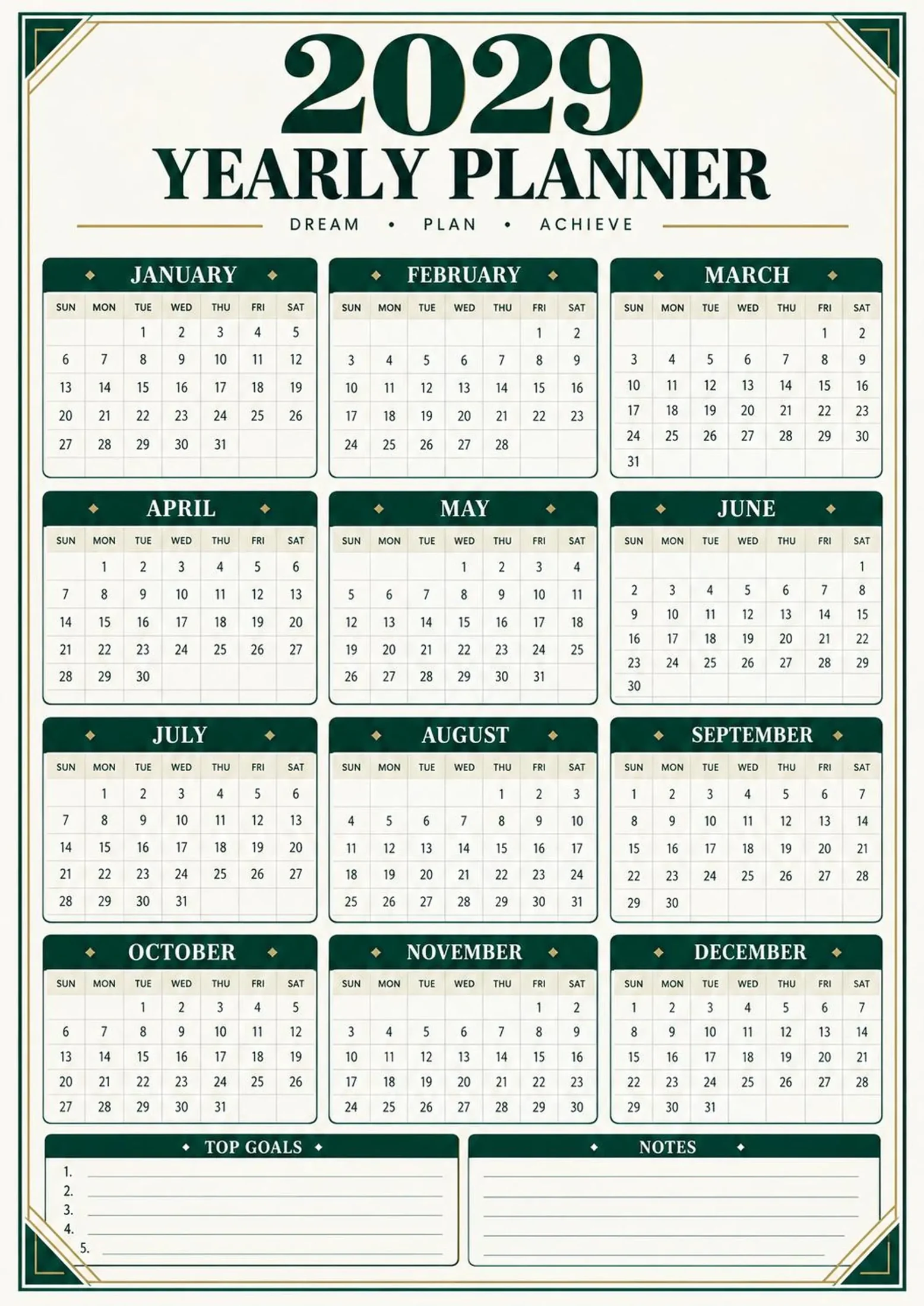 2027–2029 Three Year Planner preview 6