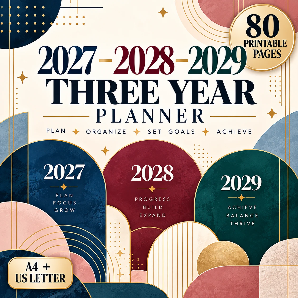 2027–2029 Three Year Planner