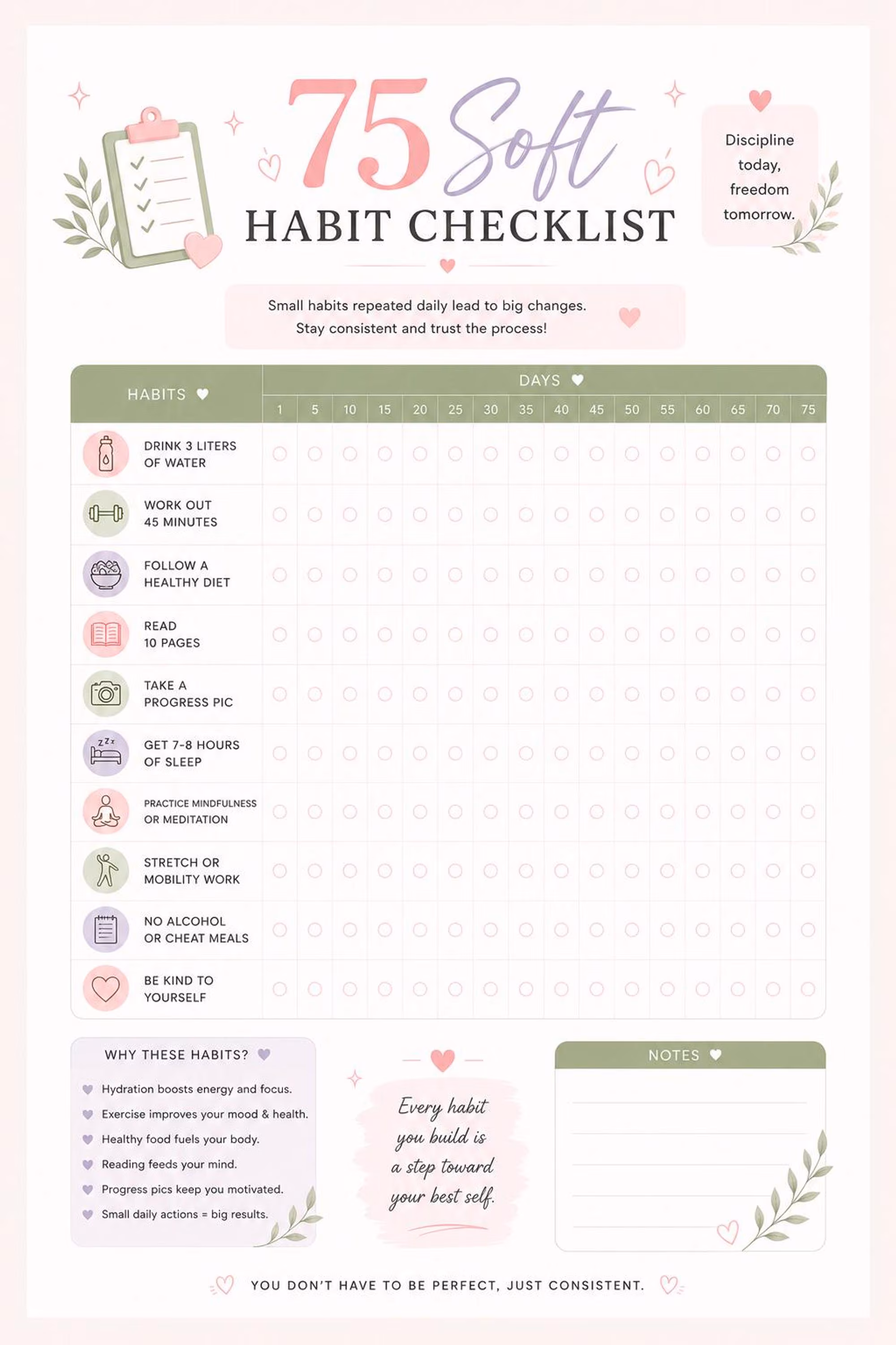75 Soft Challenge Planner preview 3