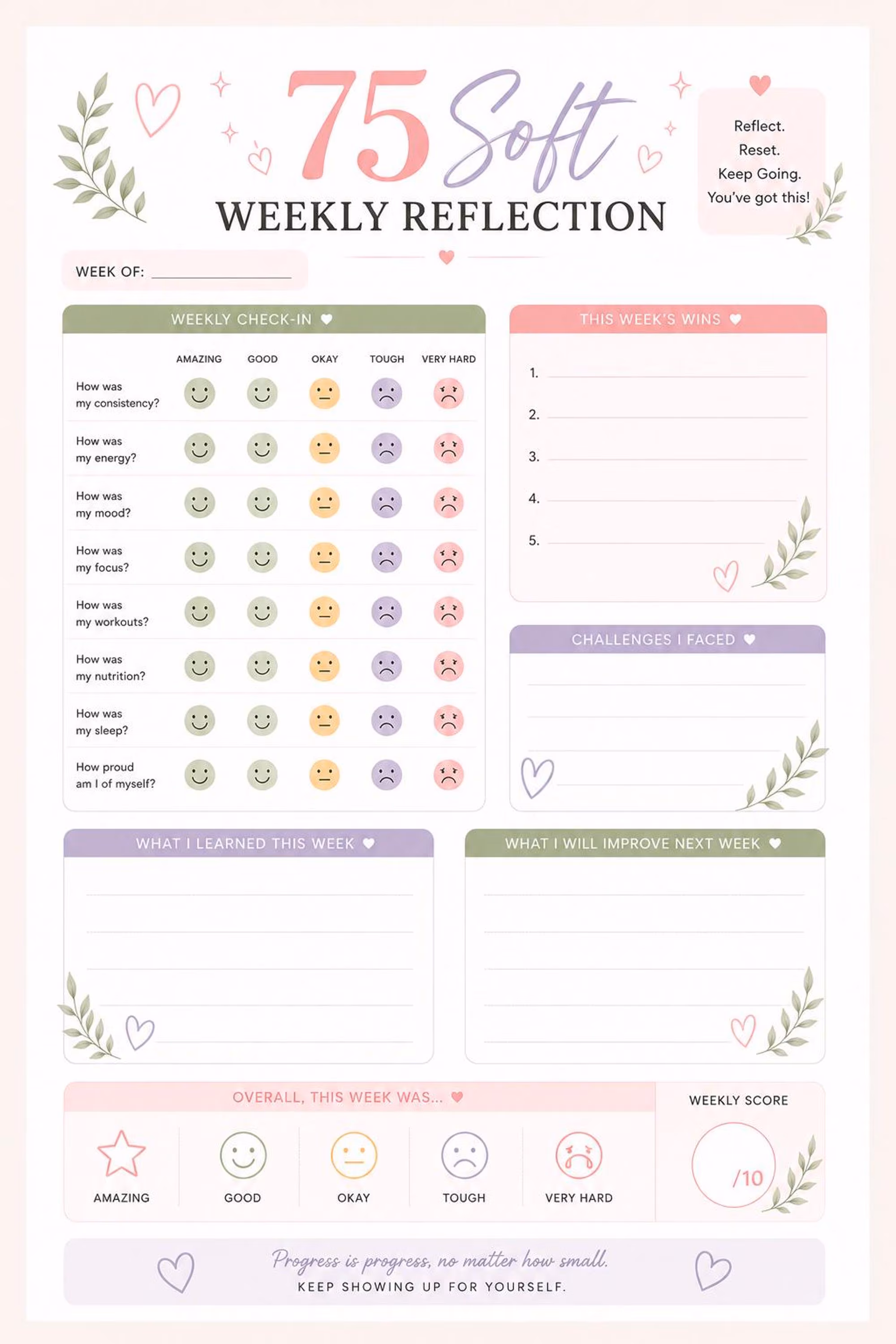 75 Soft Challenge Planner preview 4