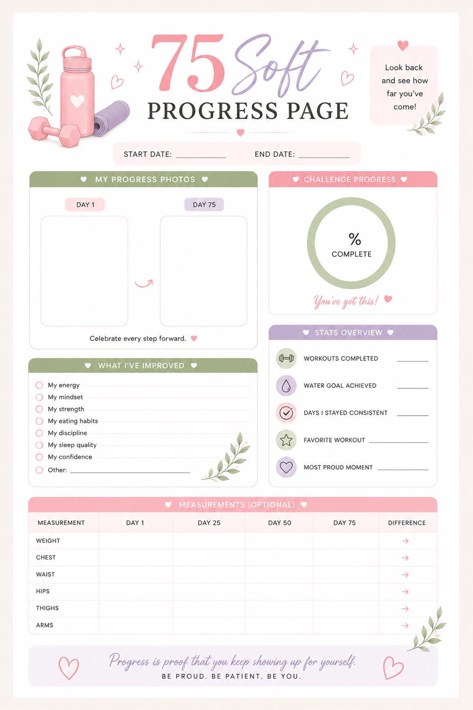 75 Soft Challenge Planner preview 5