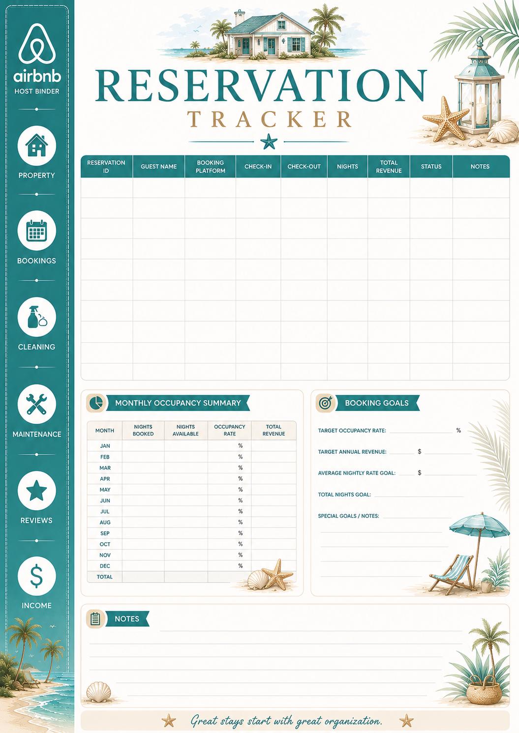 Airbnb Host Binder Printable preview 4