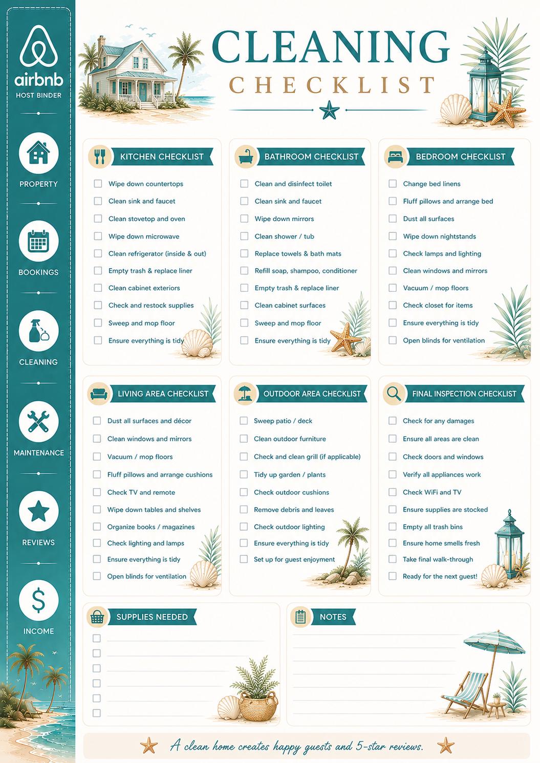 Airbnb Host Binder Printable preview 6