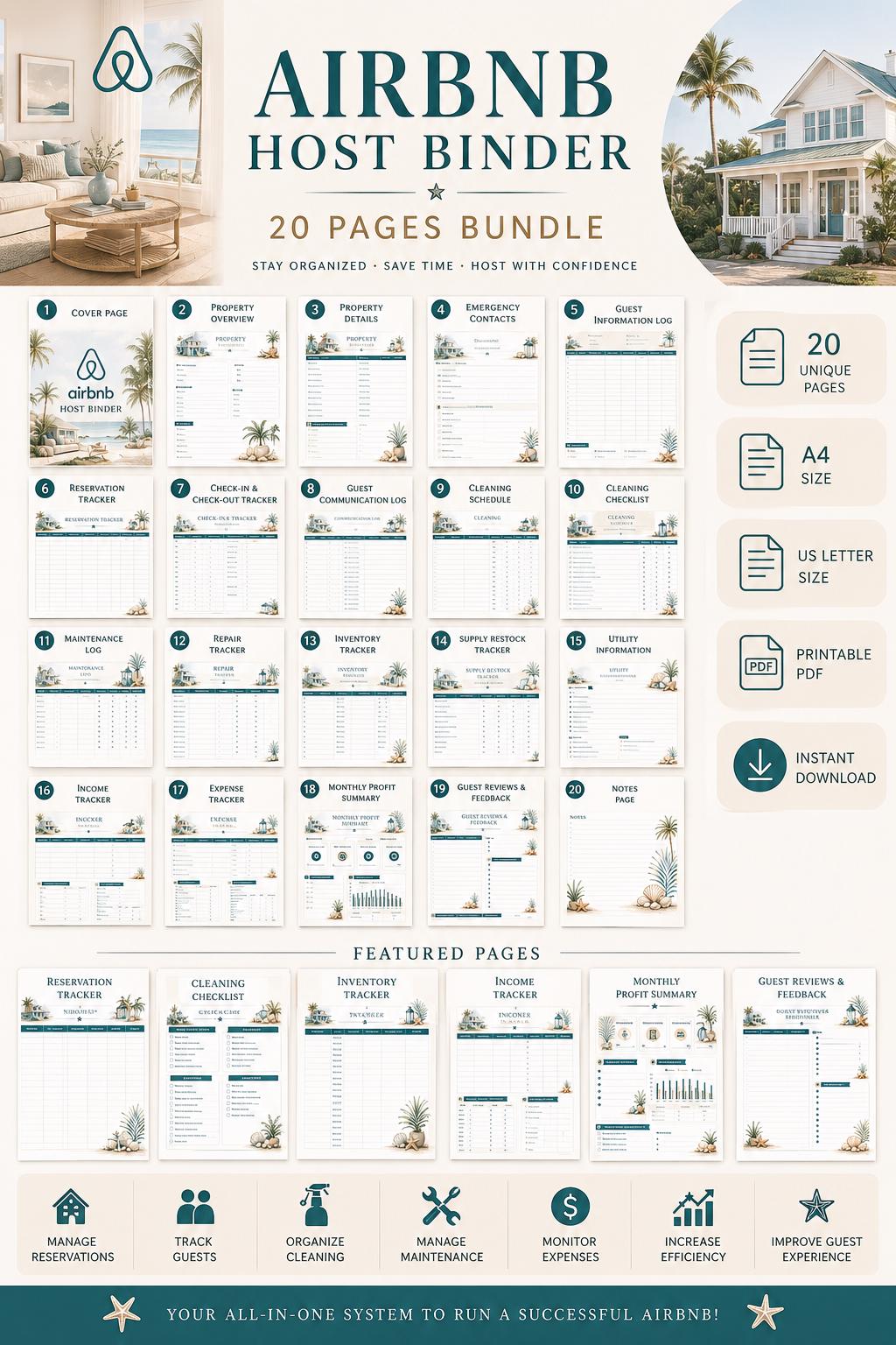 Airbnb Host Binder Printable preview 10