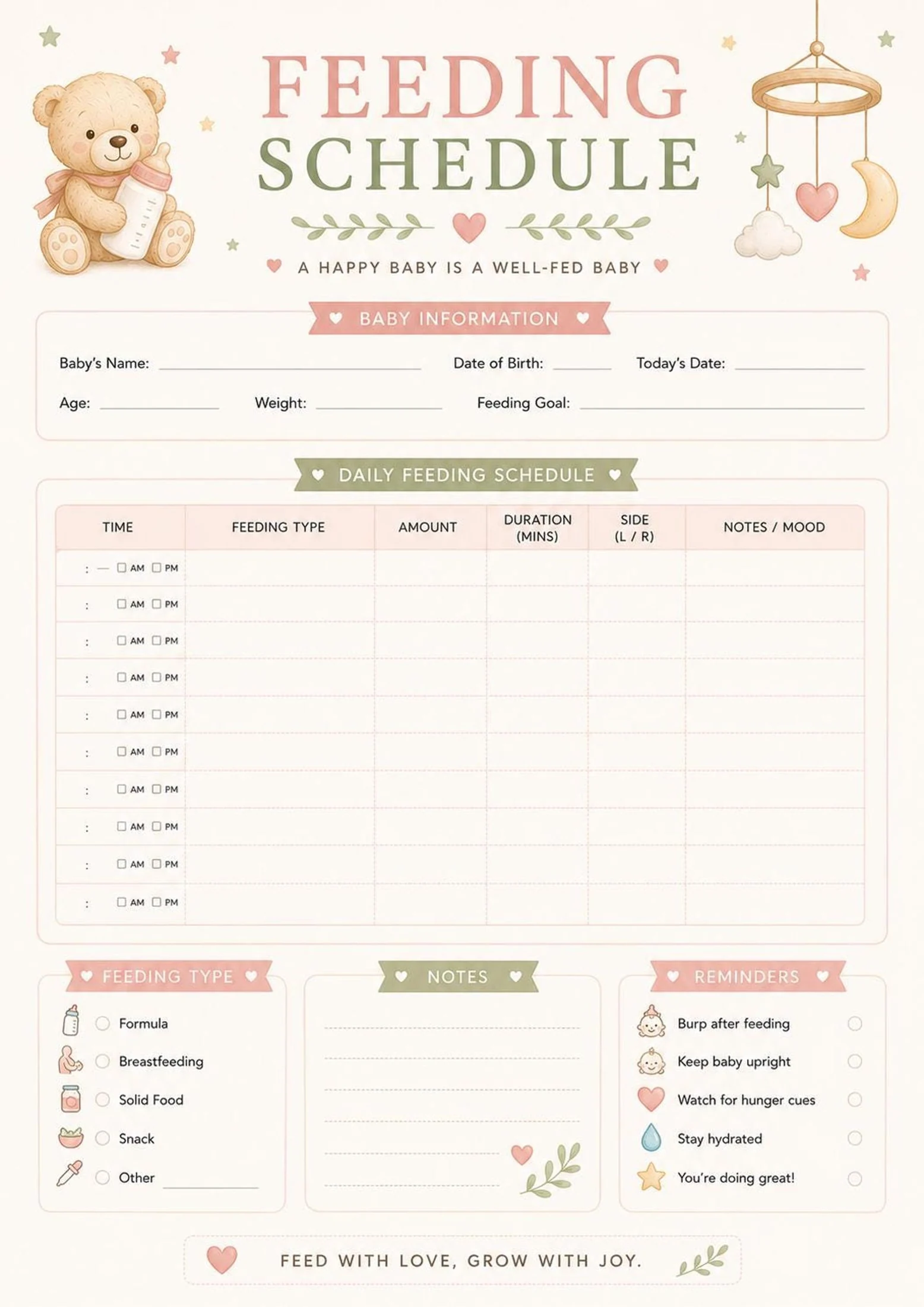 Baby Planner Binder preview 3