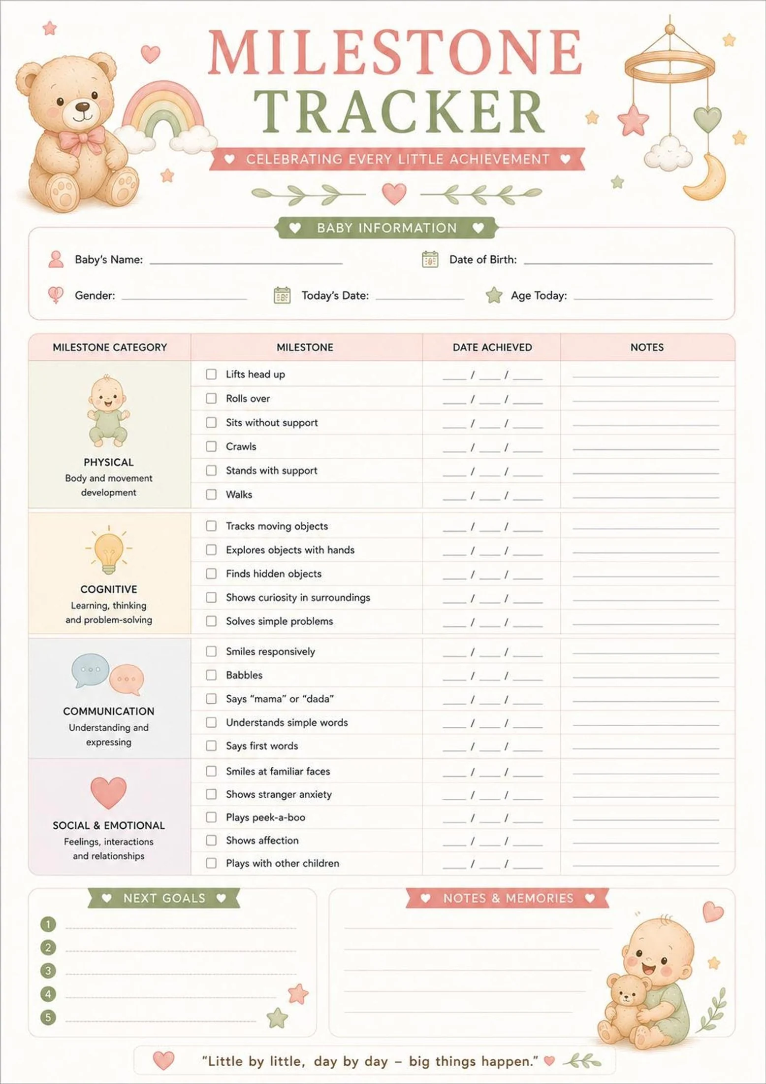 Baby Planner Binder preview 6
