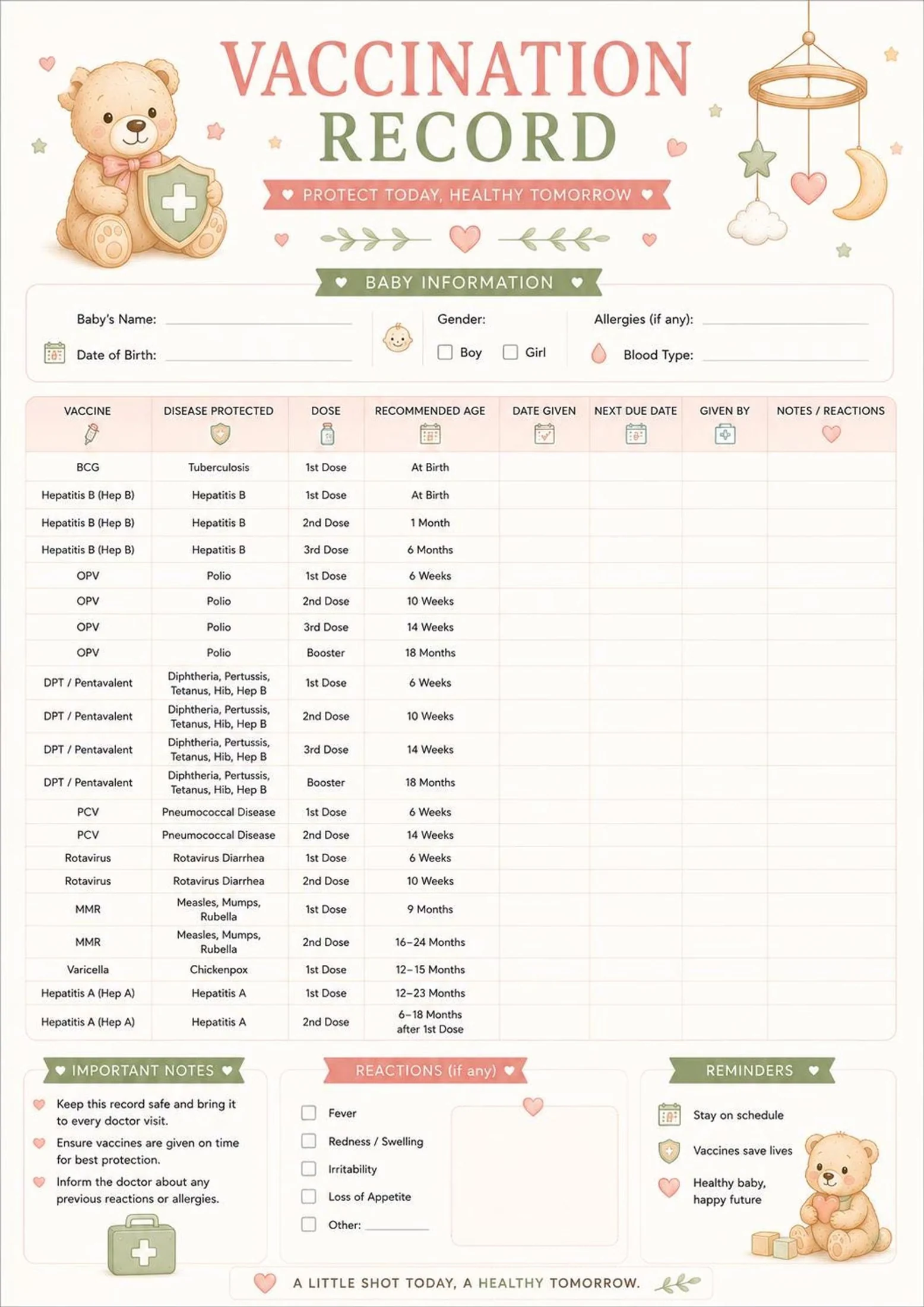 Baby Planner Binder preview 7