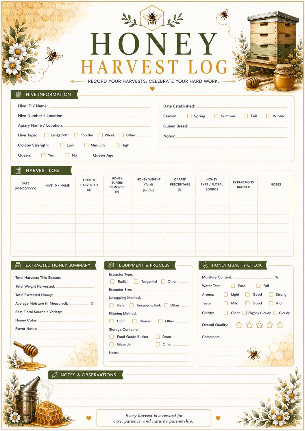 Beekeeping Binder preview 6