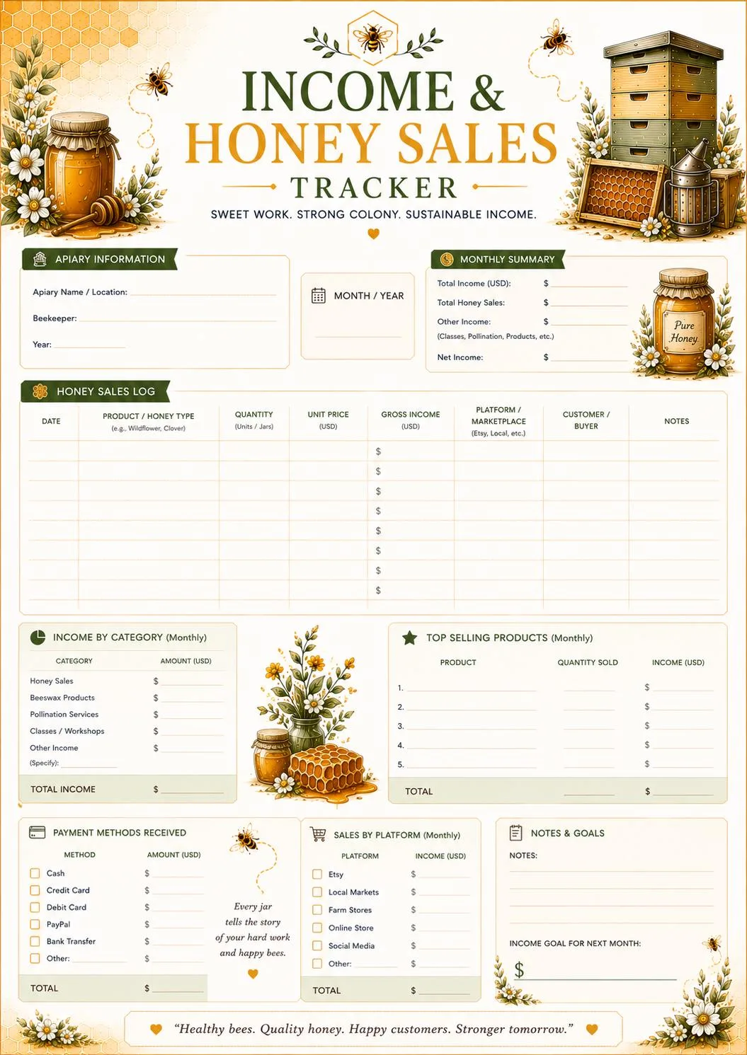 Beekeeping Binder preview 8