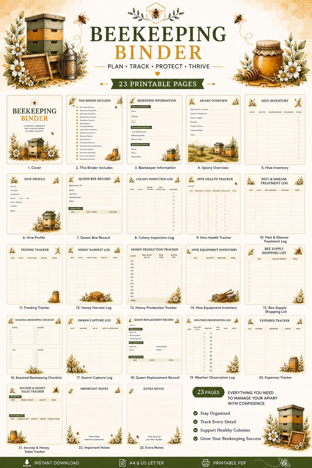 Beekeeping Binder preview 9