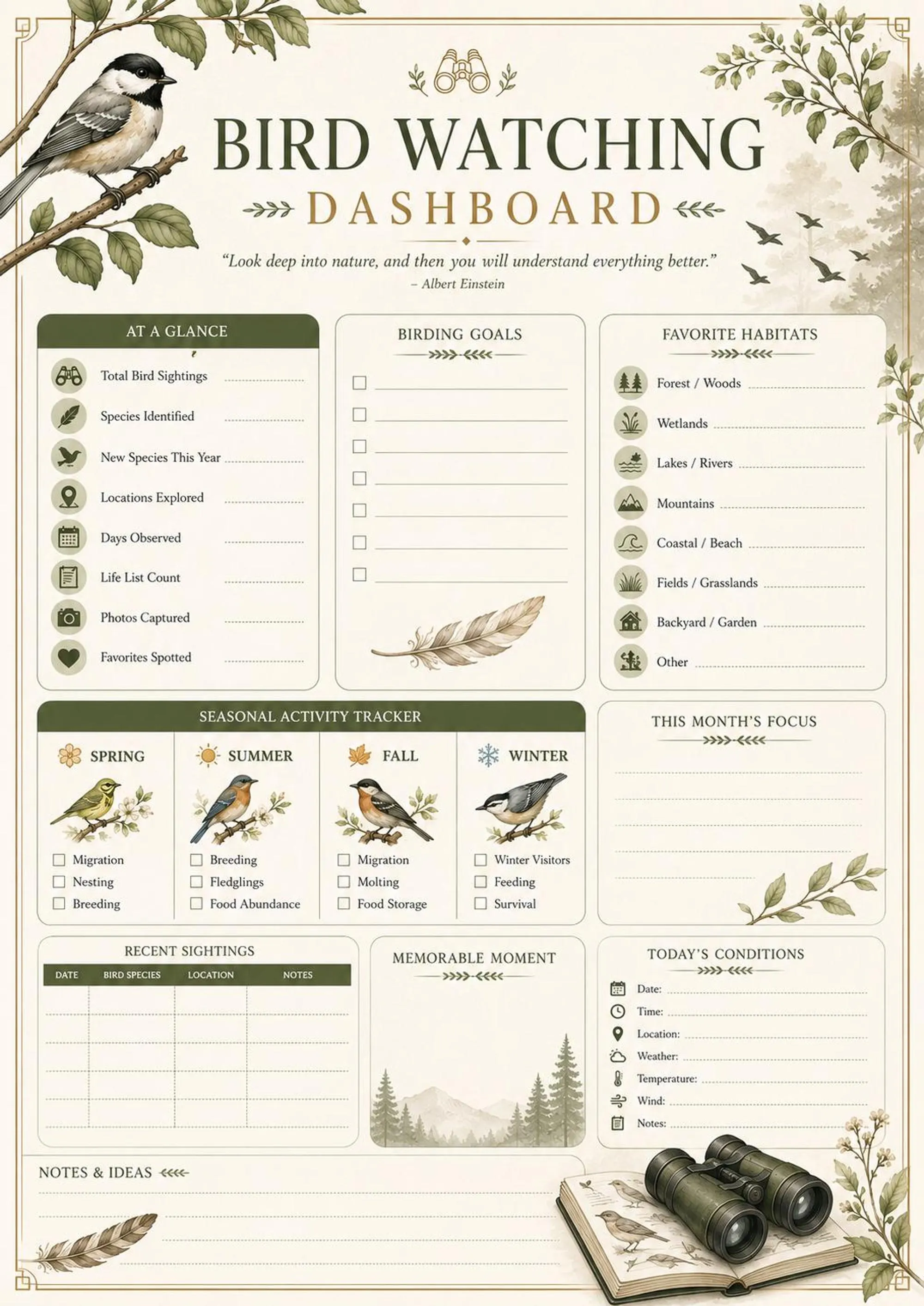 Bird Watching Journal preview 2