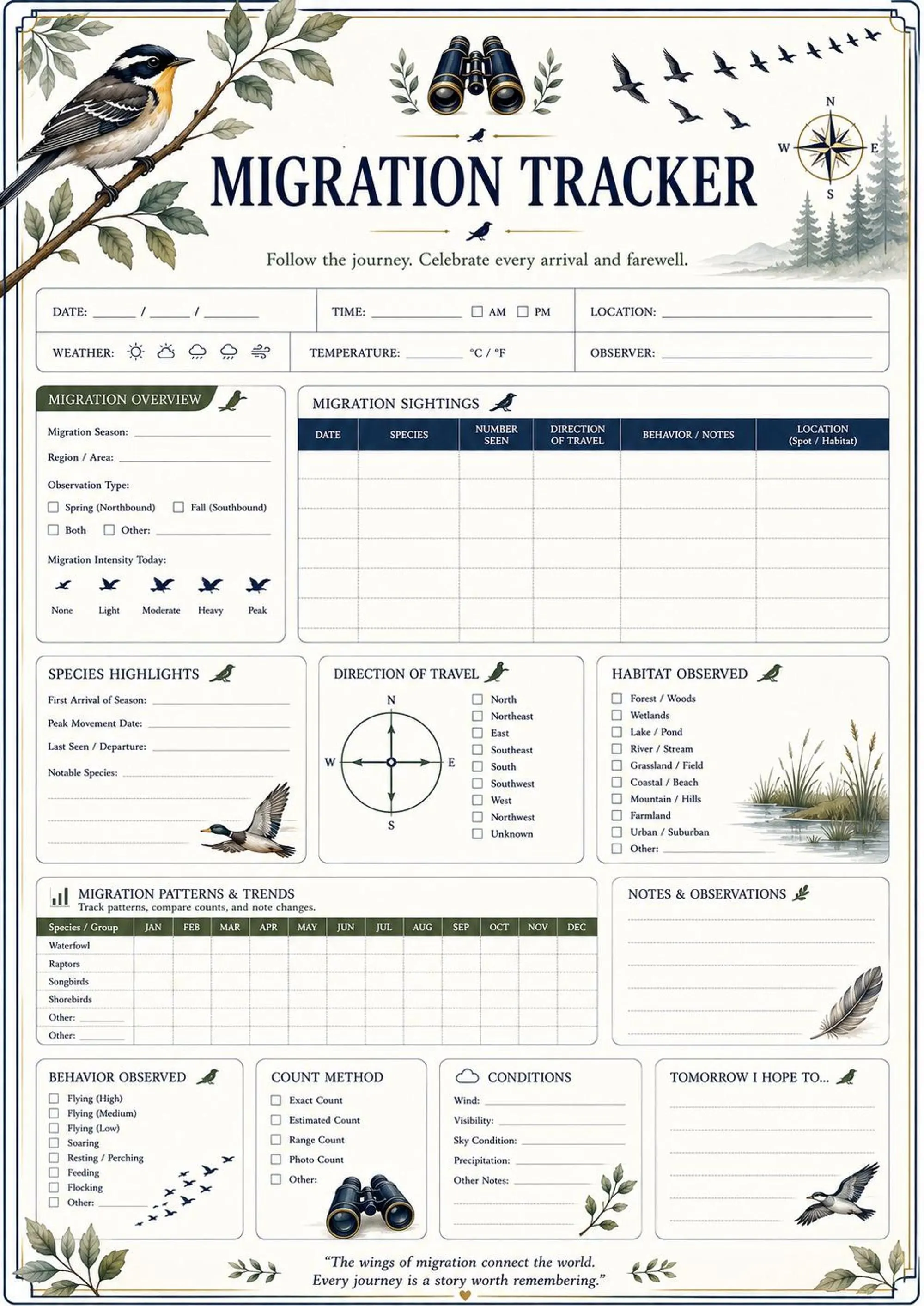 Bird Watching Journal preview 5