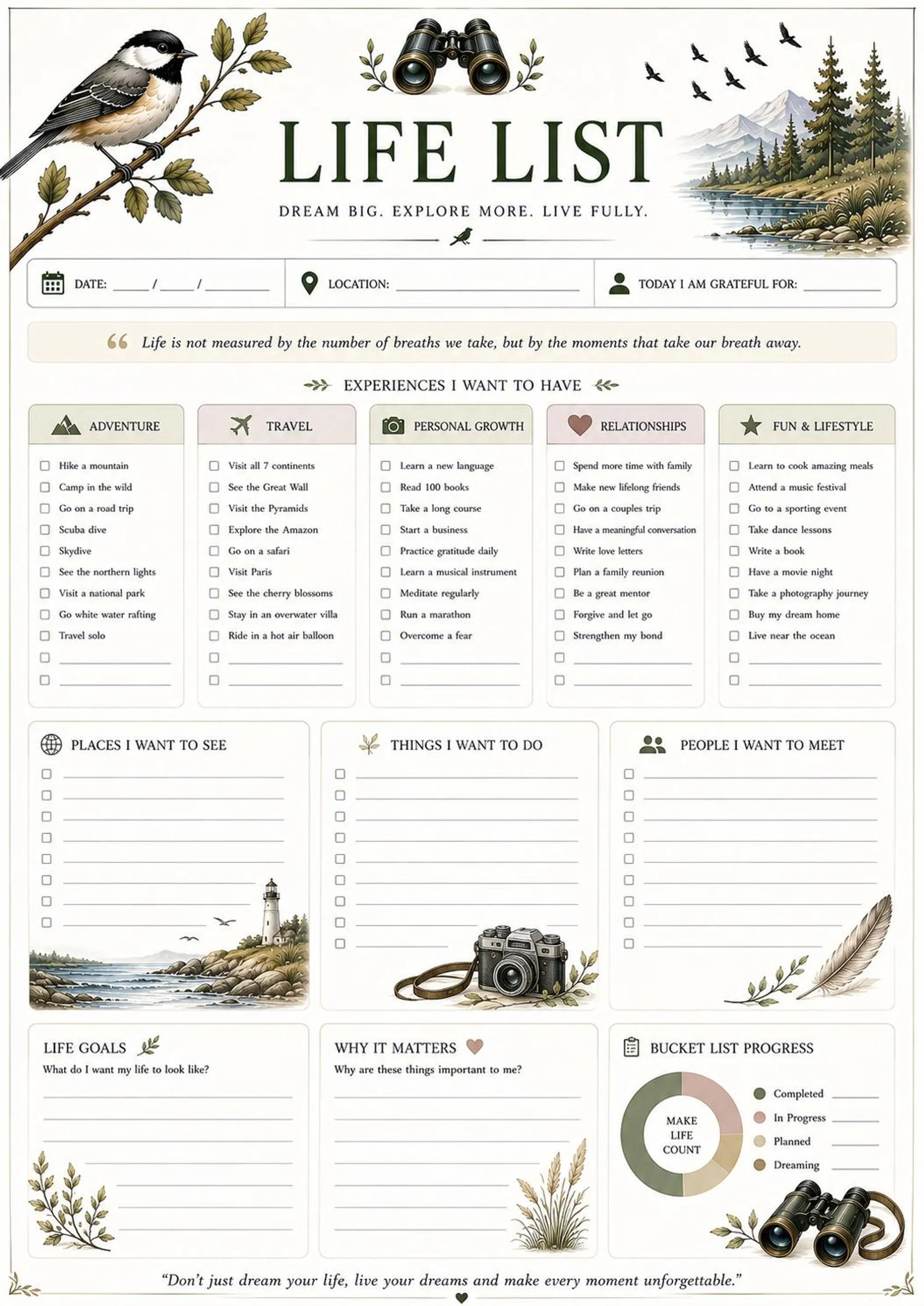 Bird Watching Journal preview 6