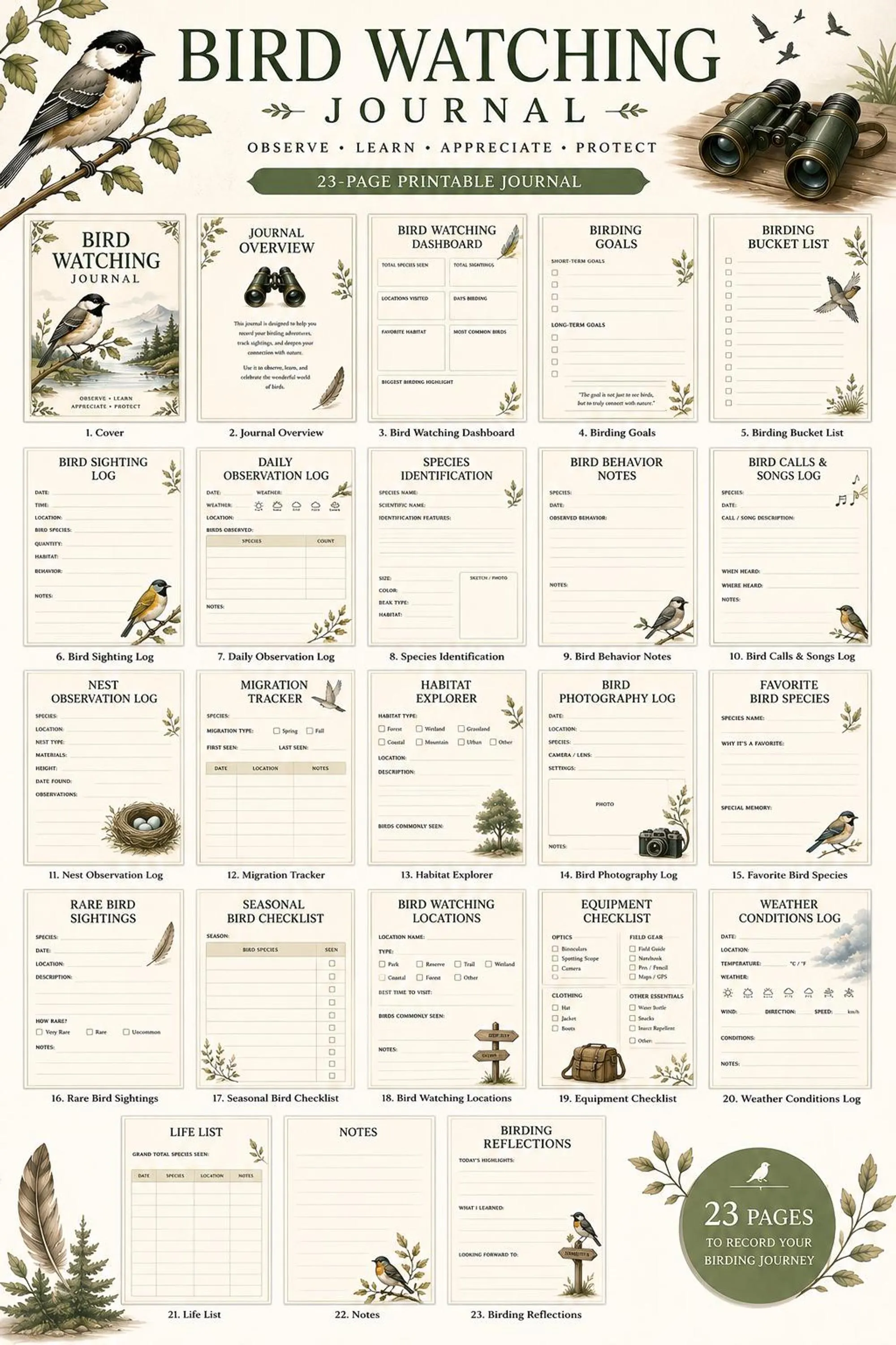 Bird Watching Journal preview 8