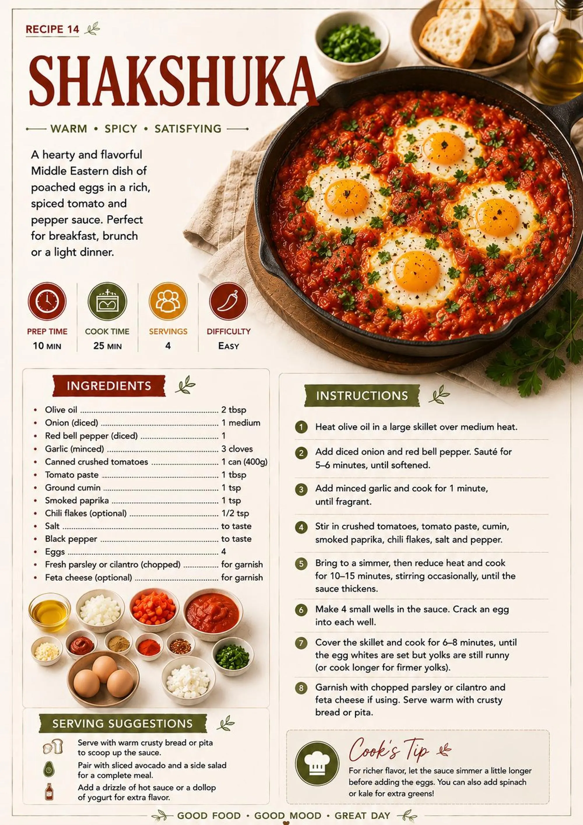 Printable Breakfast Recipe Book preview 4