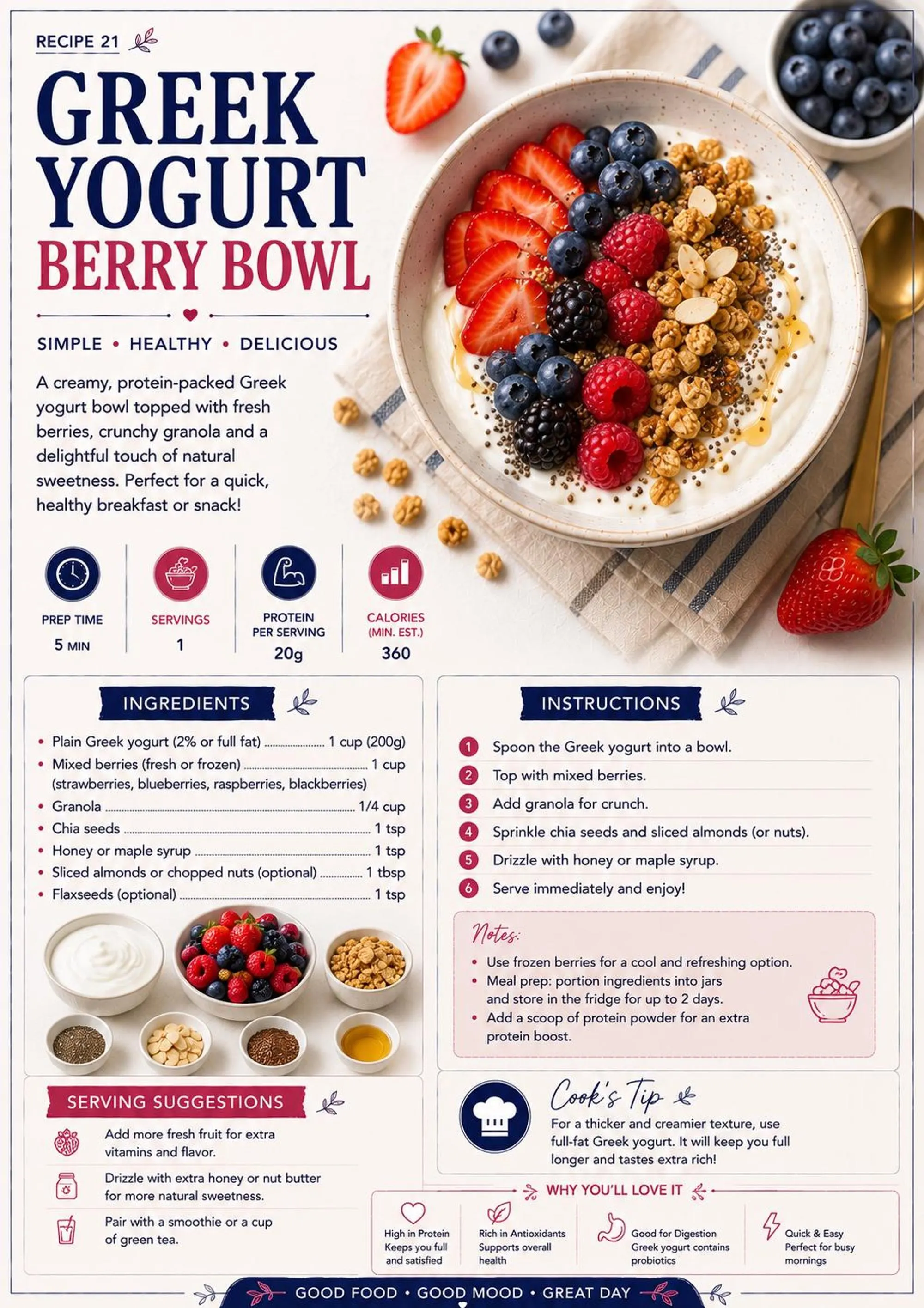 Printable Breakfast Recipe Book preview 5