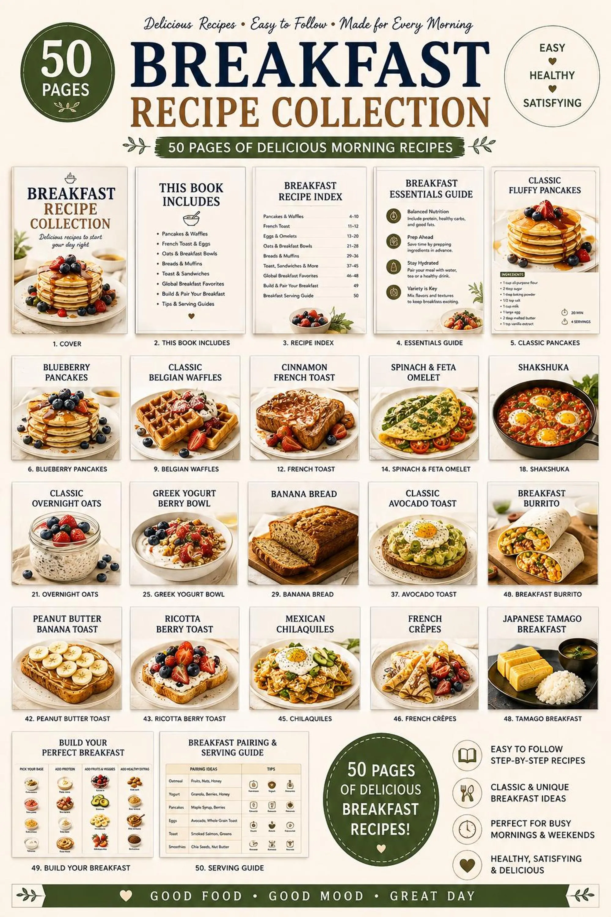 Printable Breakfast Recipe Book preview 7