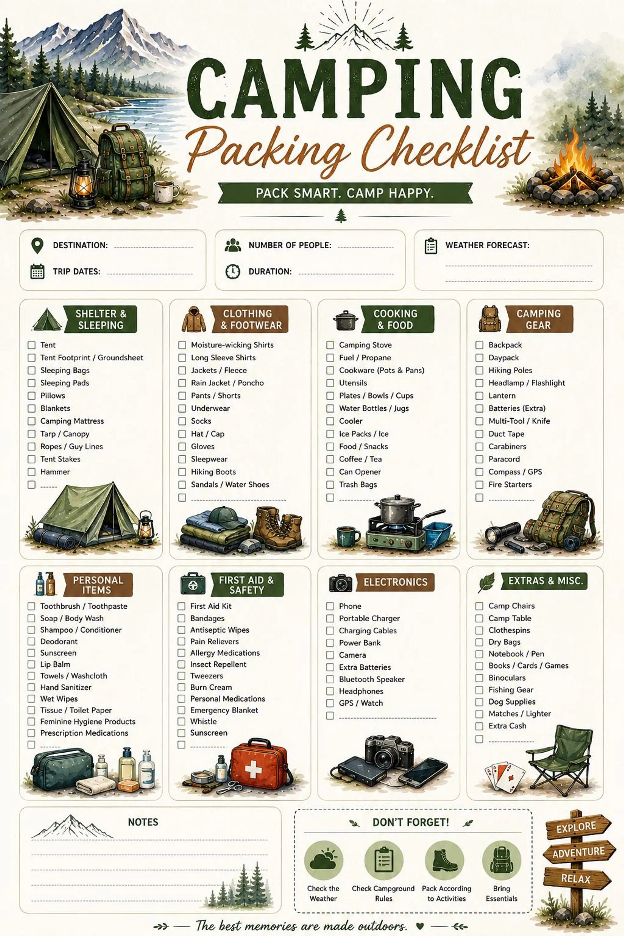 Camping Trip Planner preview 4