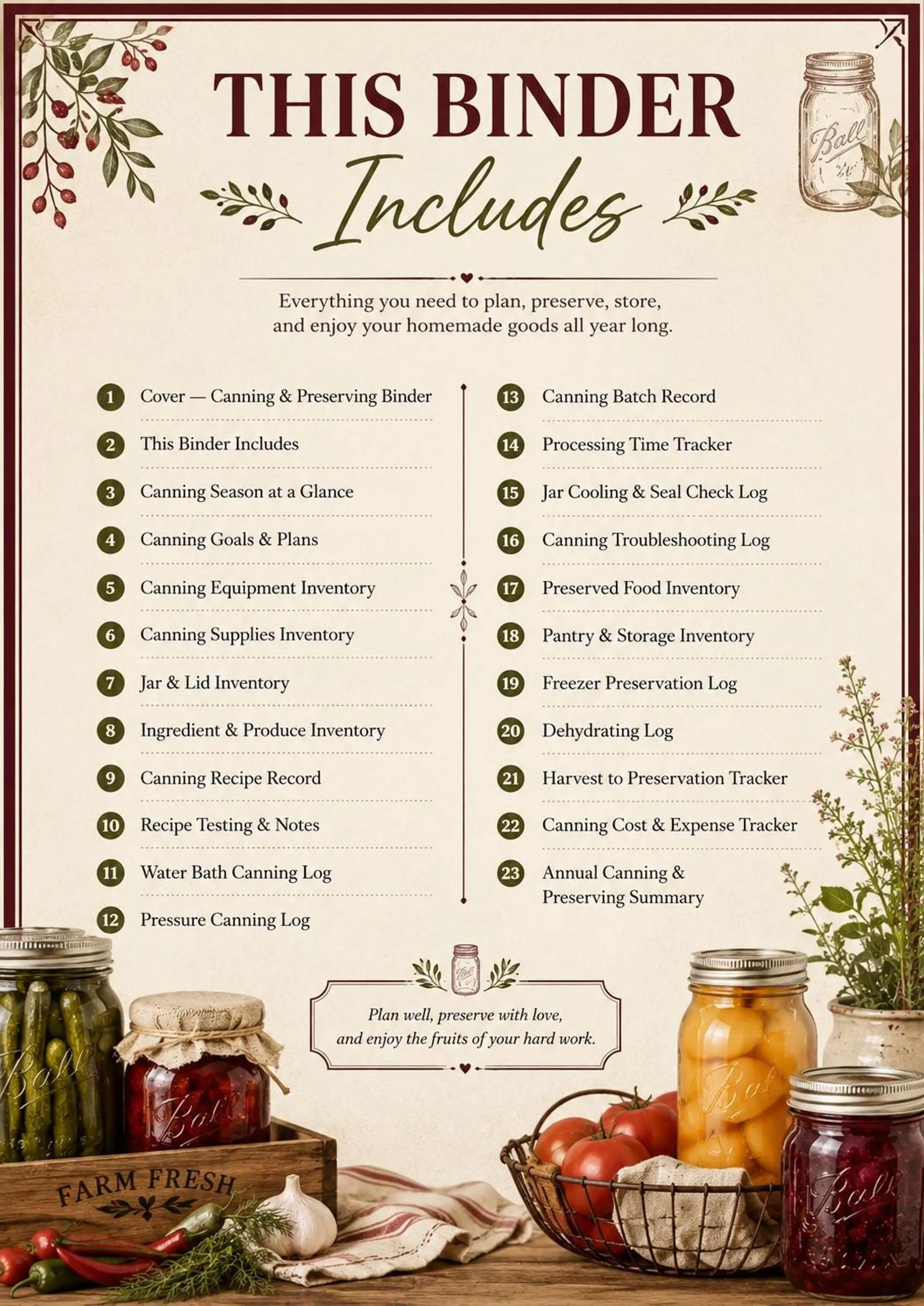 Canning Planner preview 2