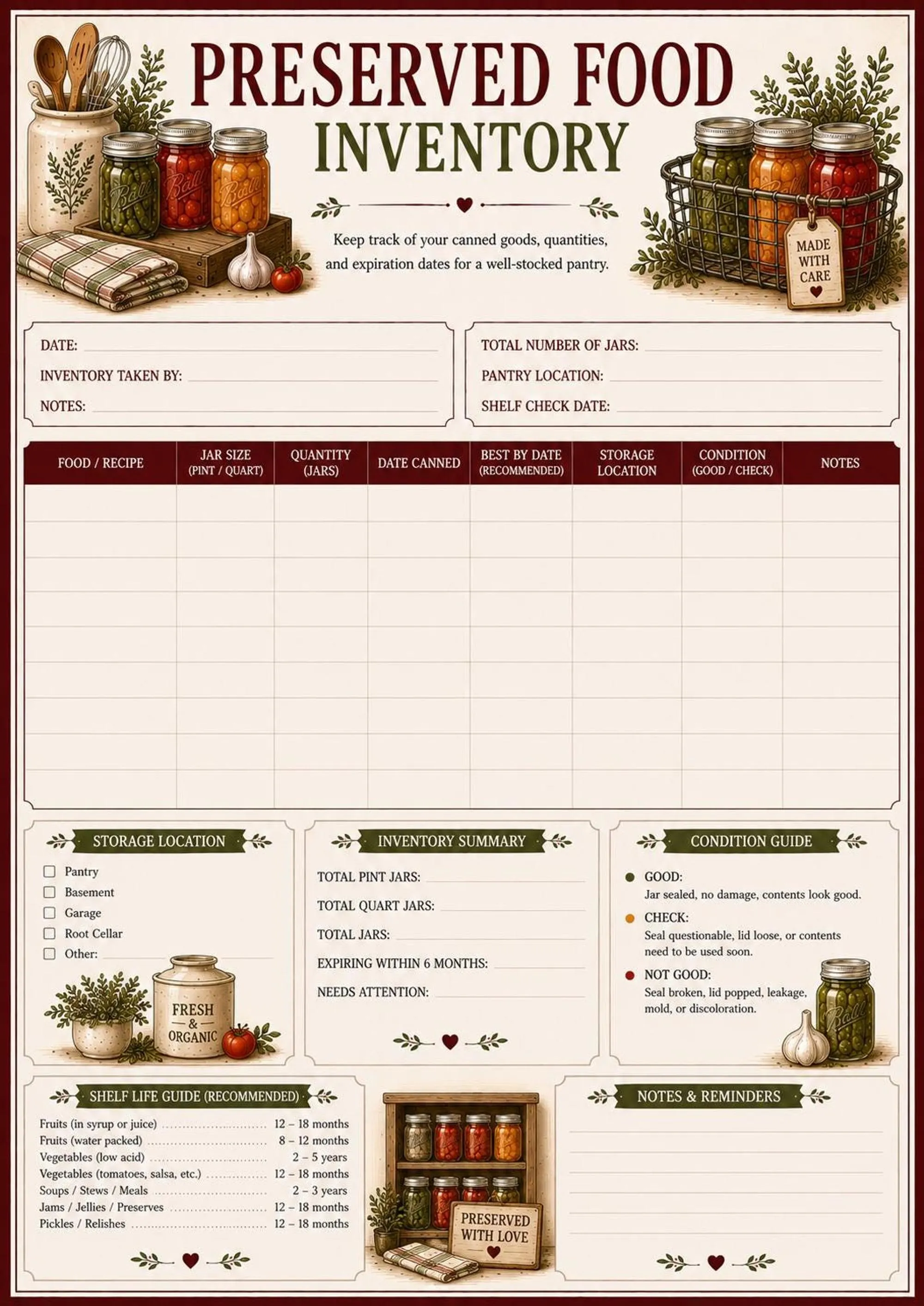 Canning Planner preview 5