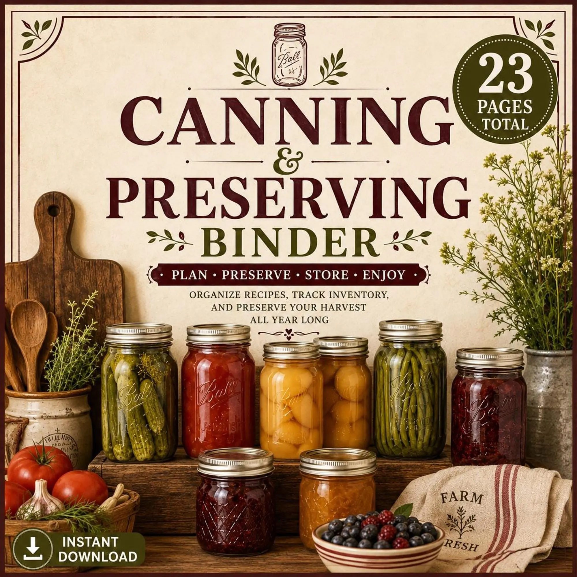 Canning Planner