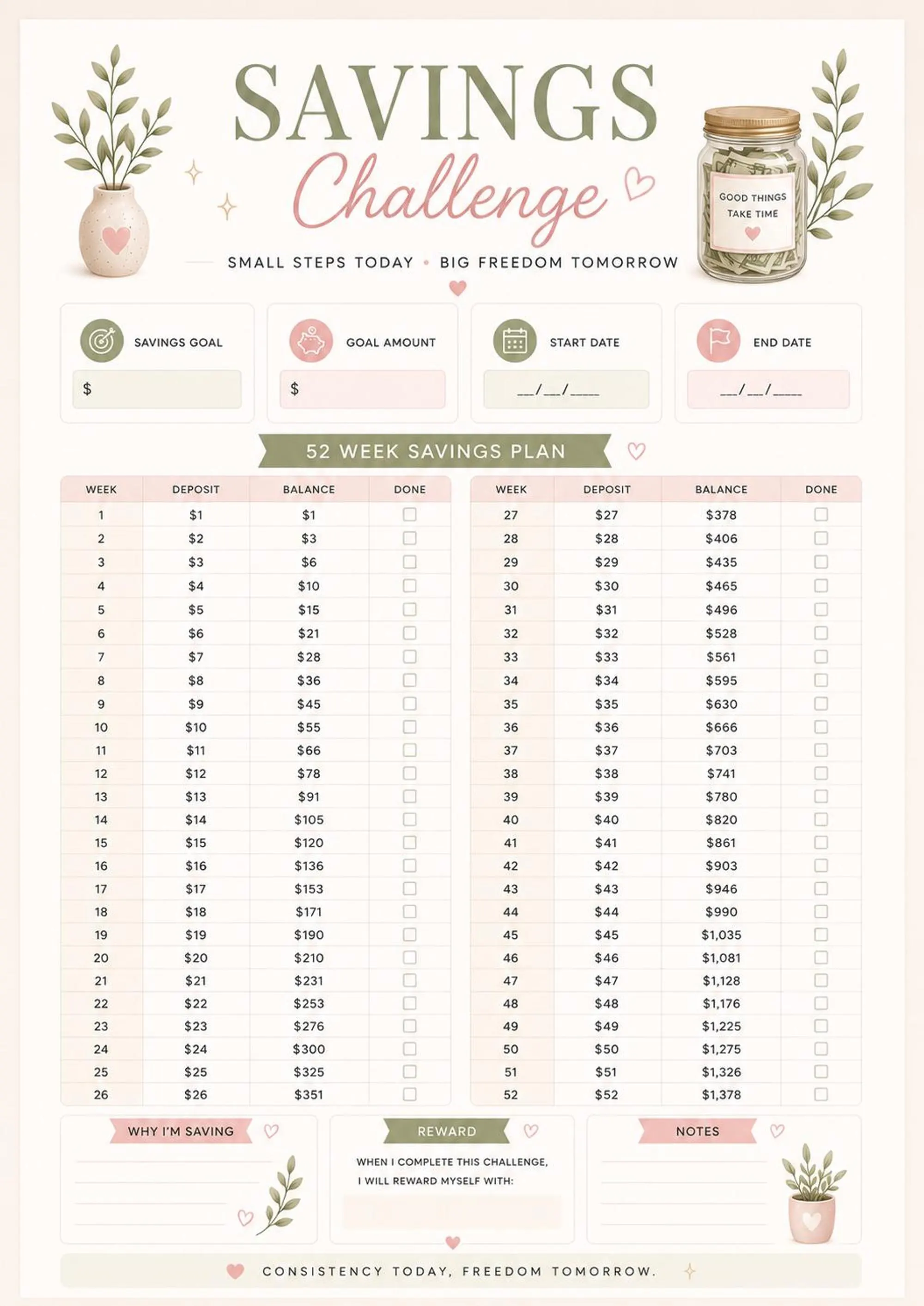 Cash Stuffing Planner preview 5