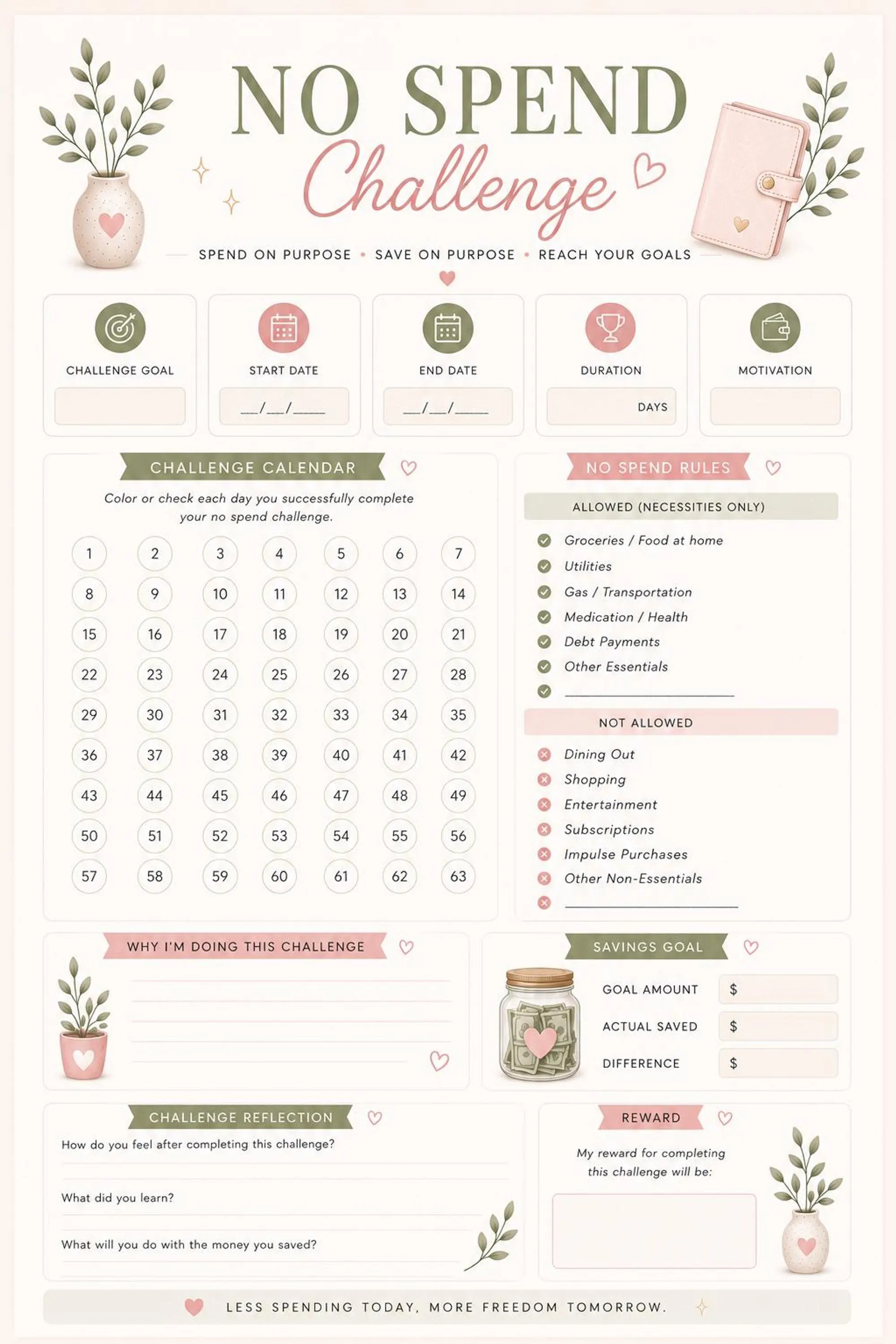 Cash Stuffing Planner preview 7