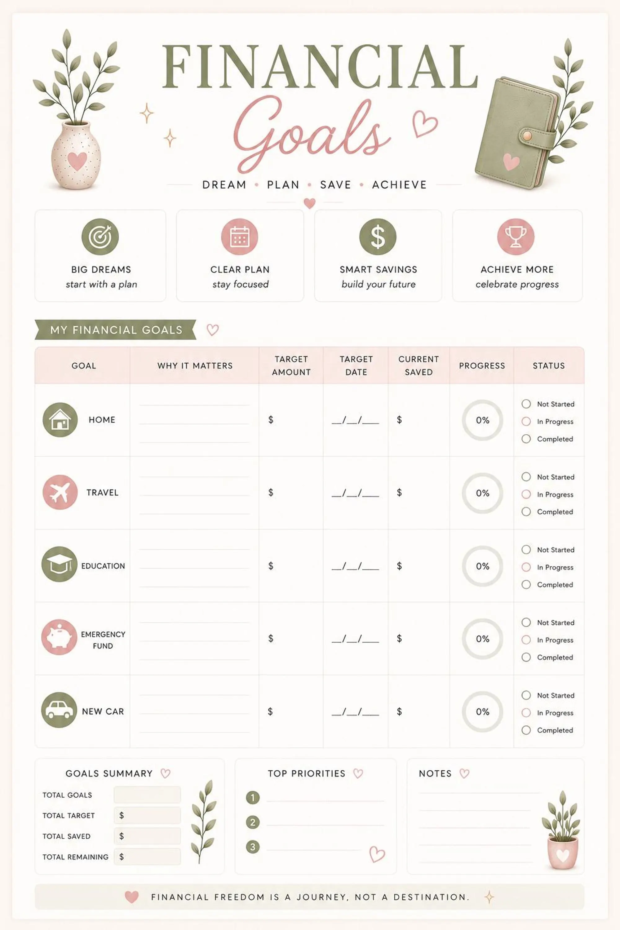 Cash Stuffing Planner preview 8