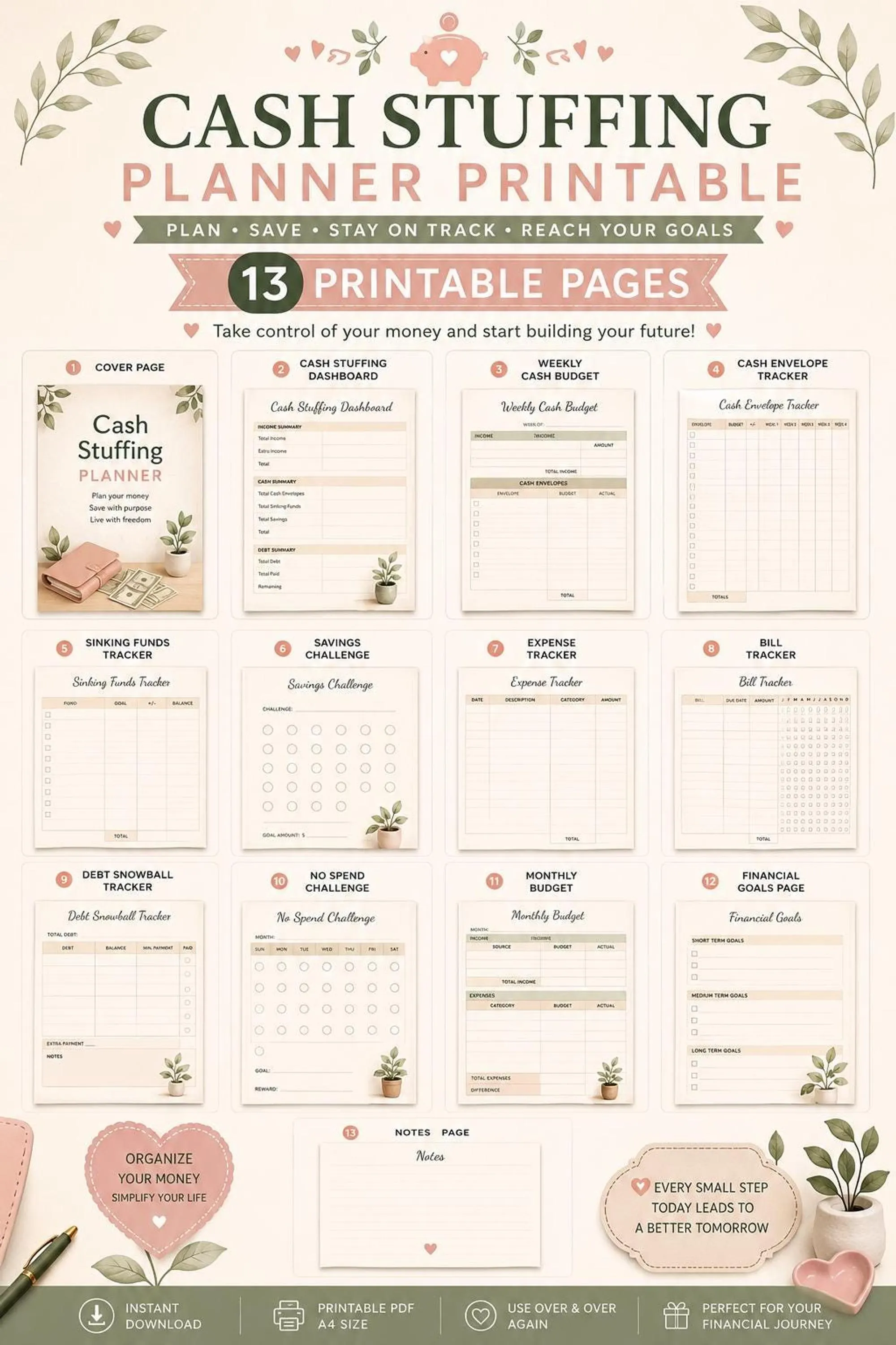 Cash Stuffing Planner preview 9