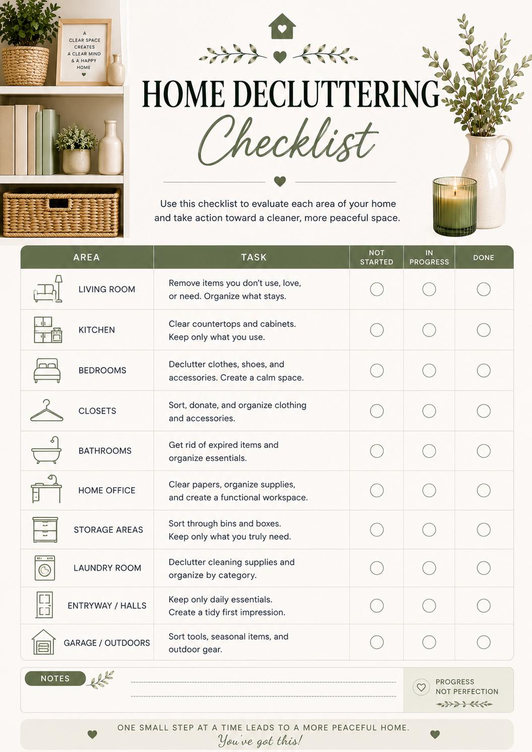Decluttering Planner Binder preview 4