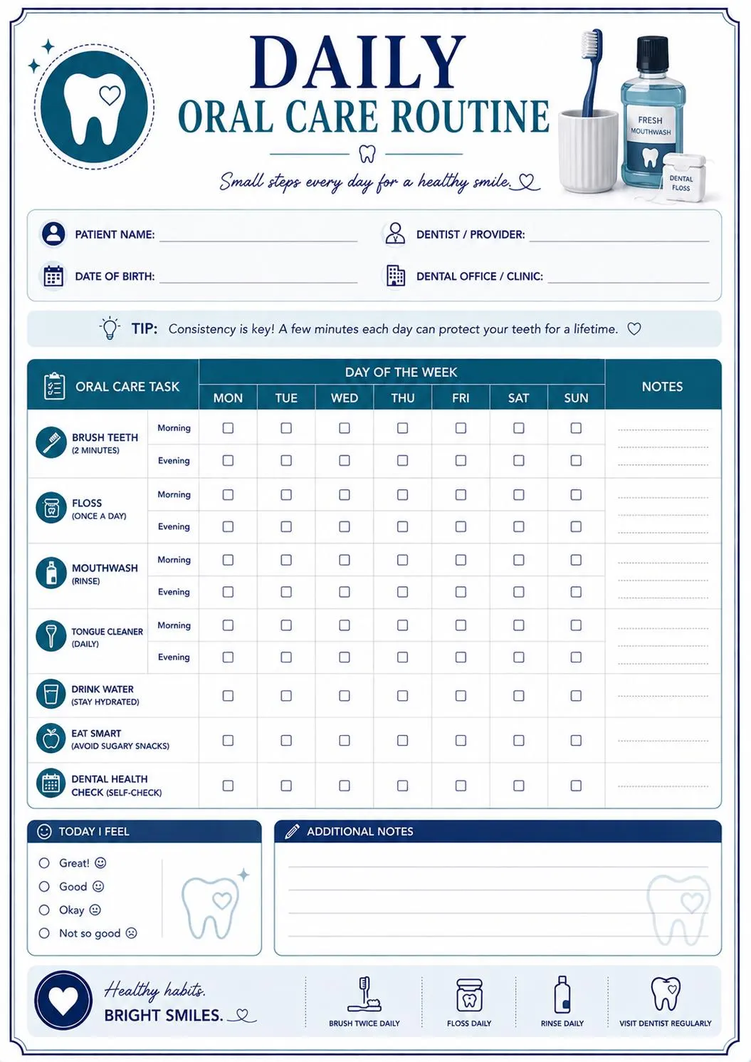 Dental Care Binder preview 5