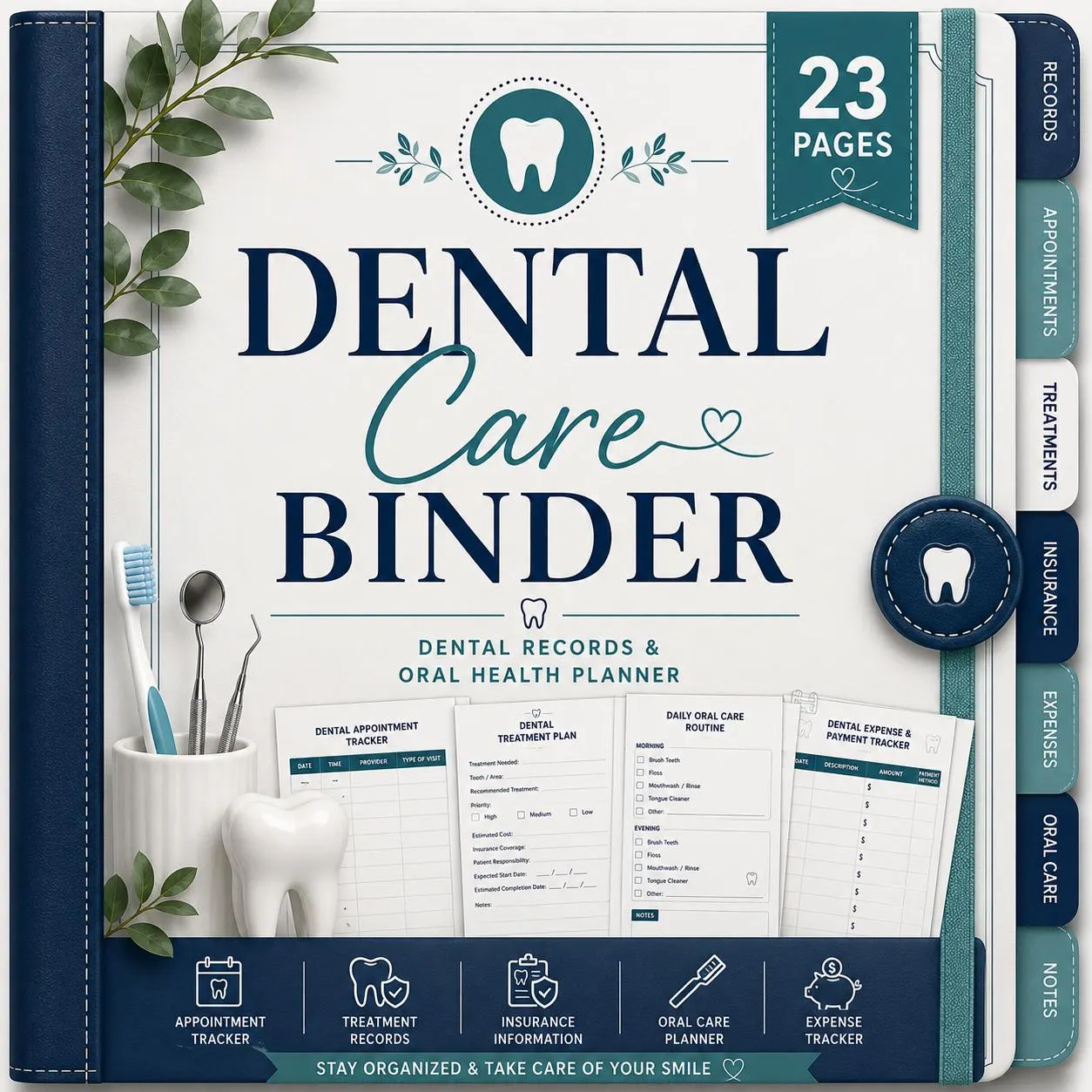 Dental Care Binder