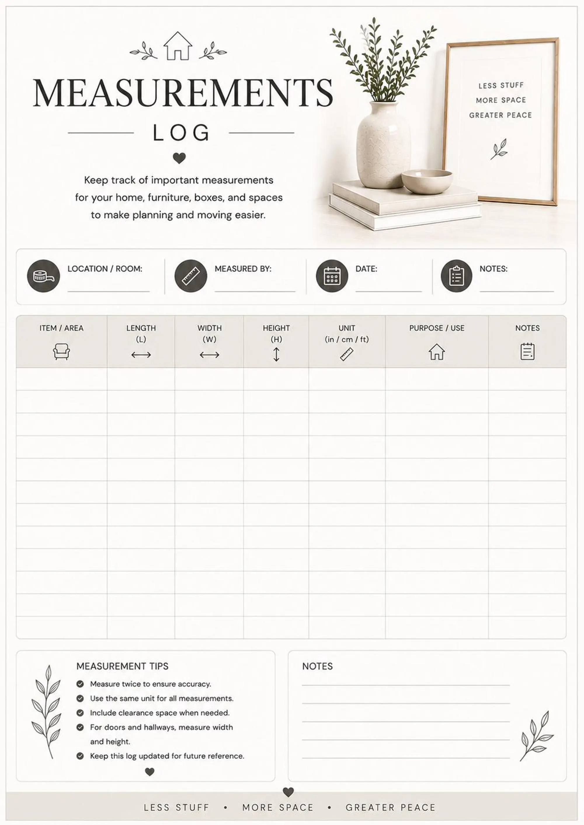 Downsizing Planner preview 5