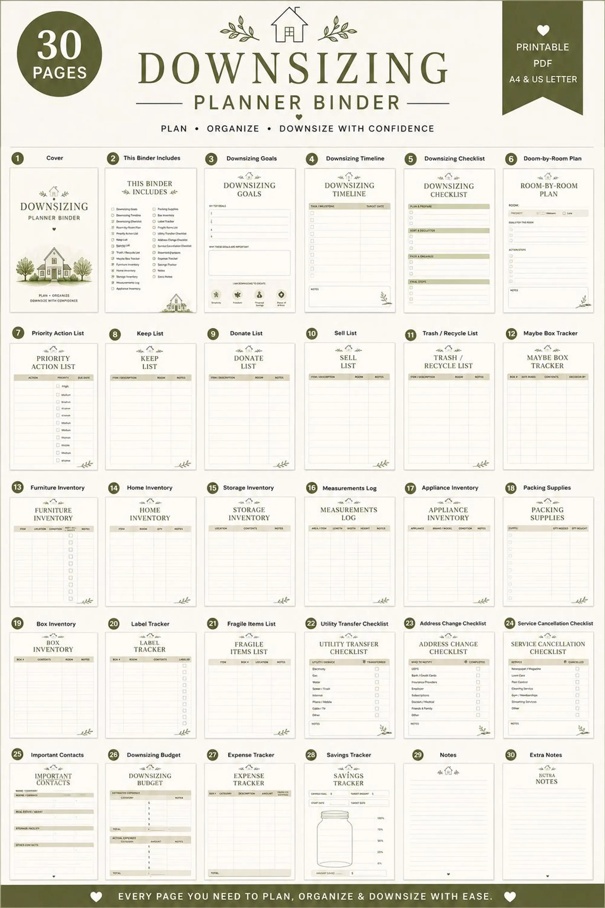 Downsizing Planner preview 8