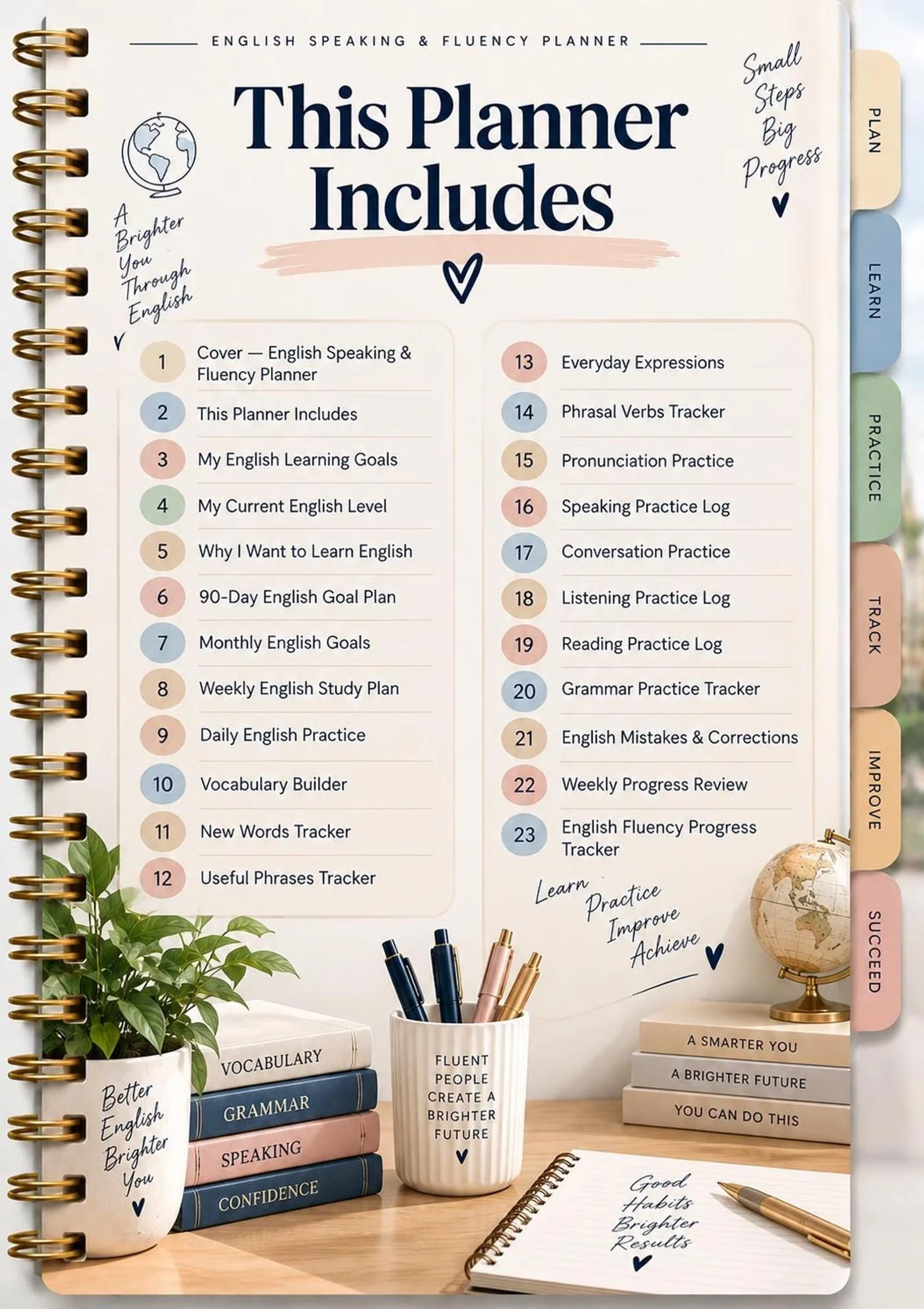English Speaking & Fluency Planner preview 2