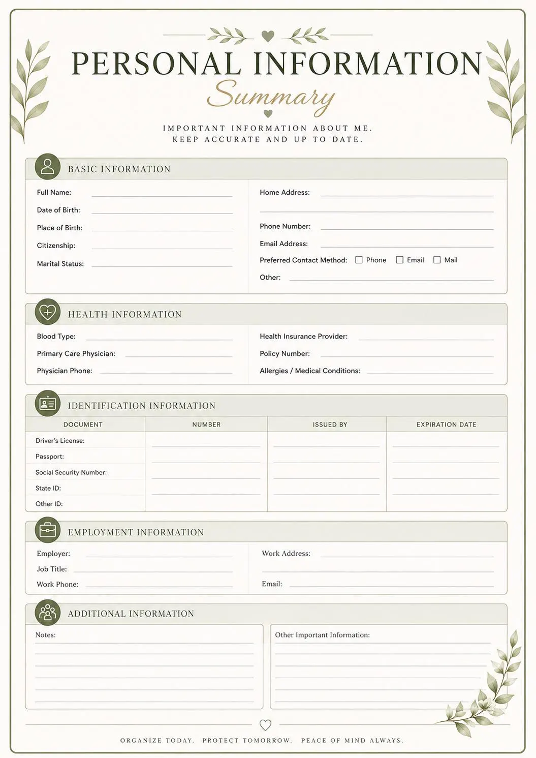 Estate Planning Binder preview 4