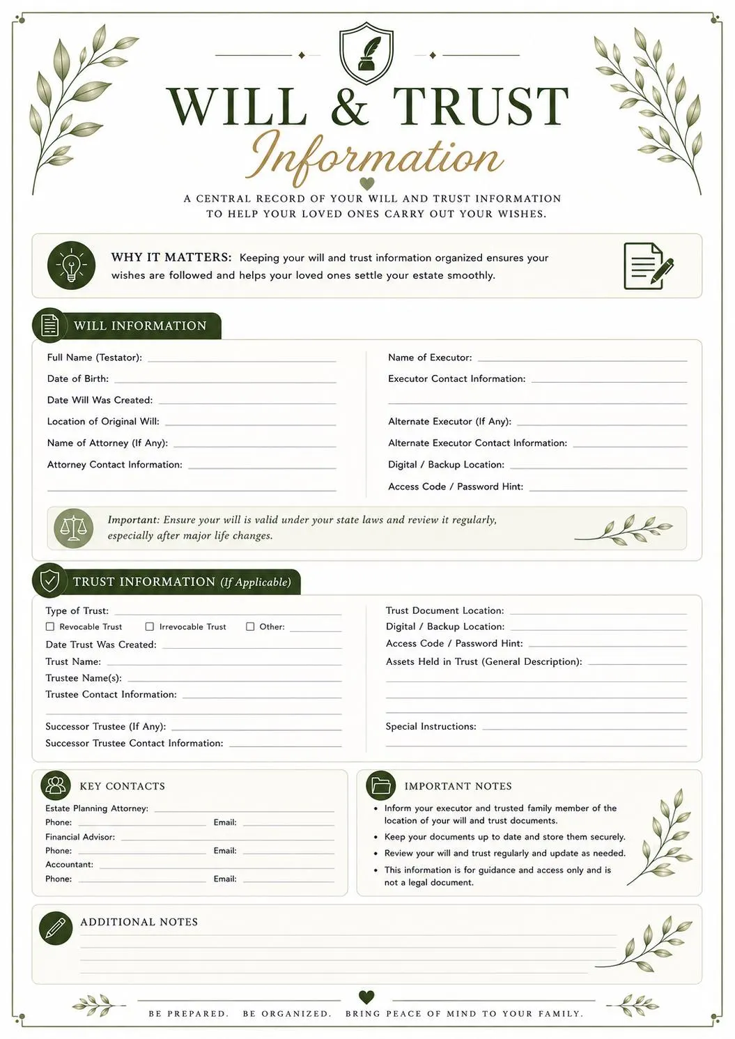 Estate Planning Binder preview 6