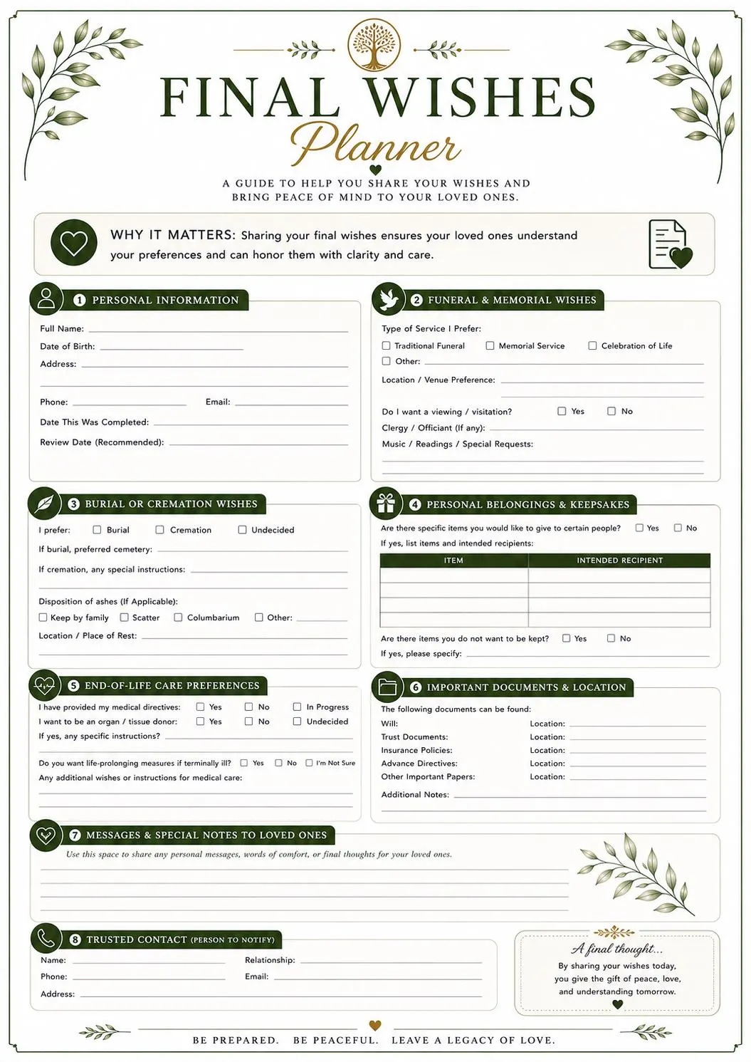 Estate Planning Binder preview 7