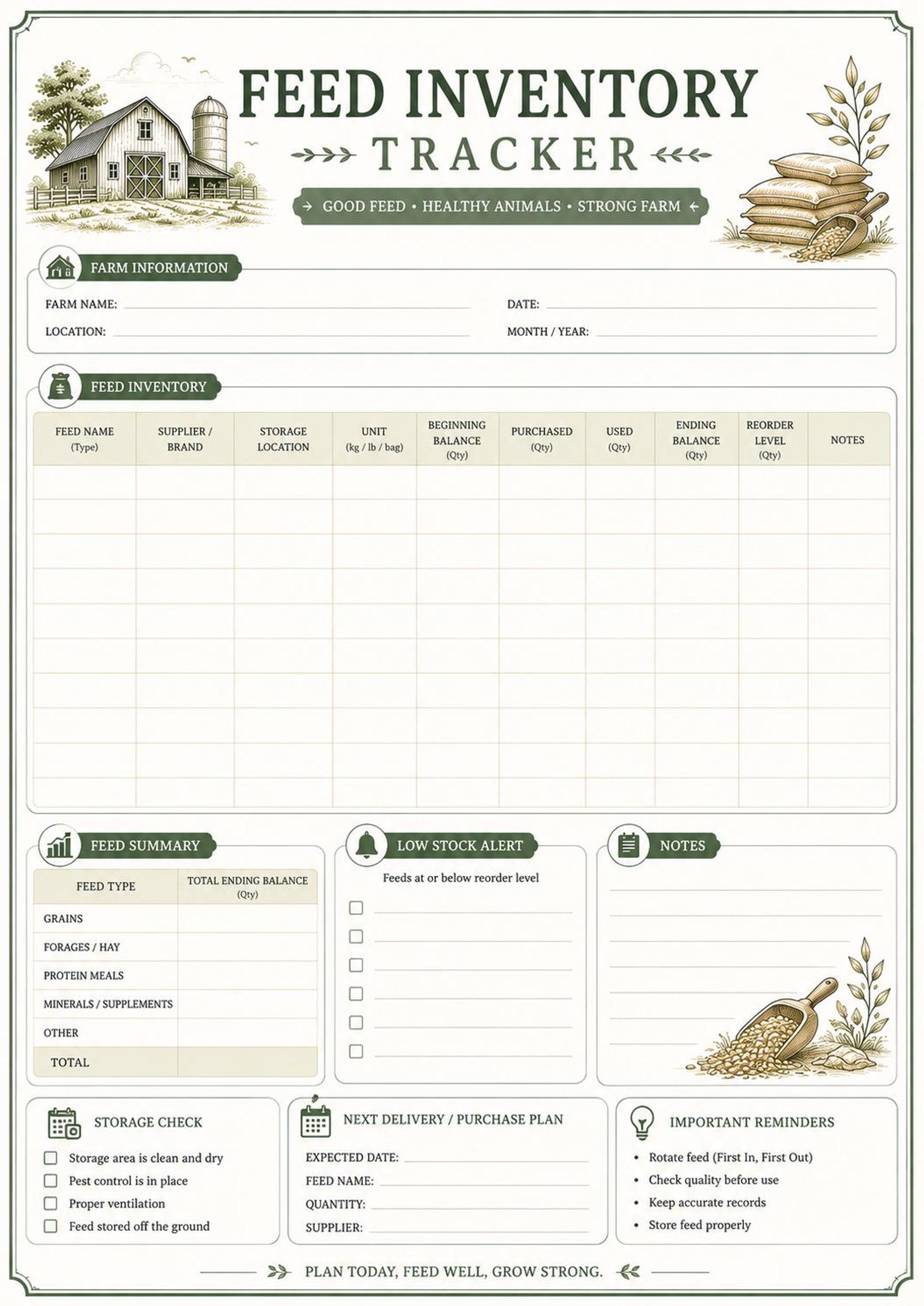 Farm Record Binder preview 5