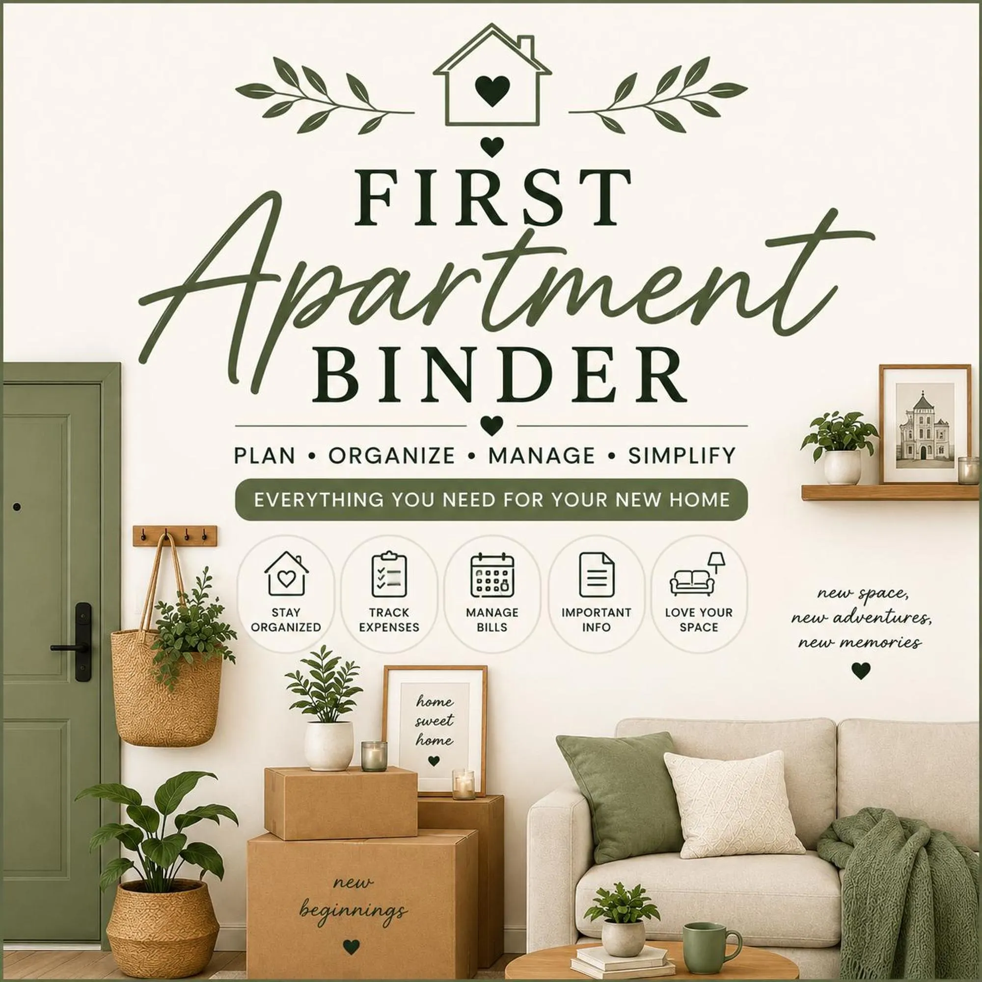 First Apartment Binder