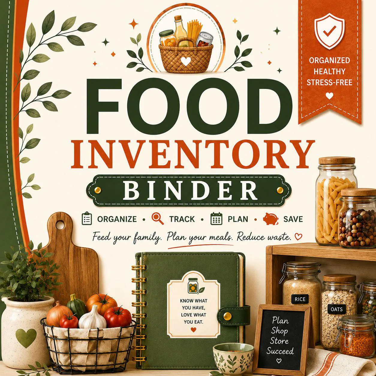 Food Inventory Binder