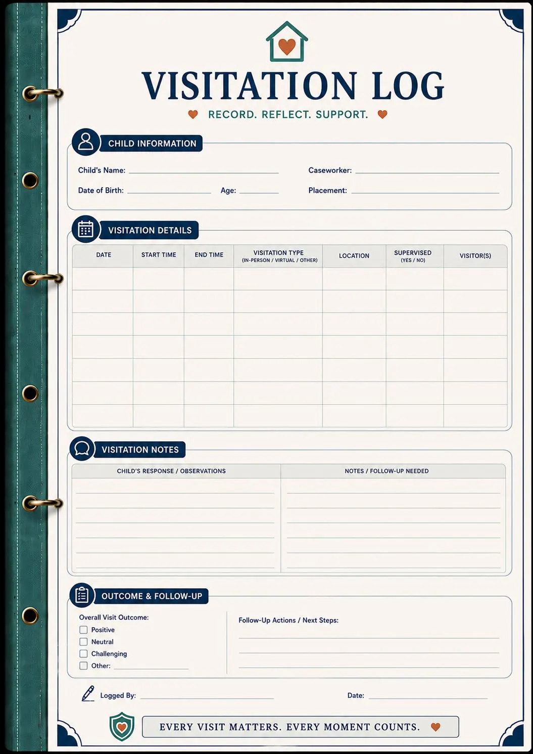 Foster Care Placement Binder preview 4