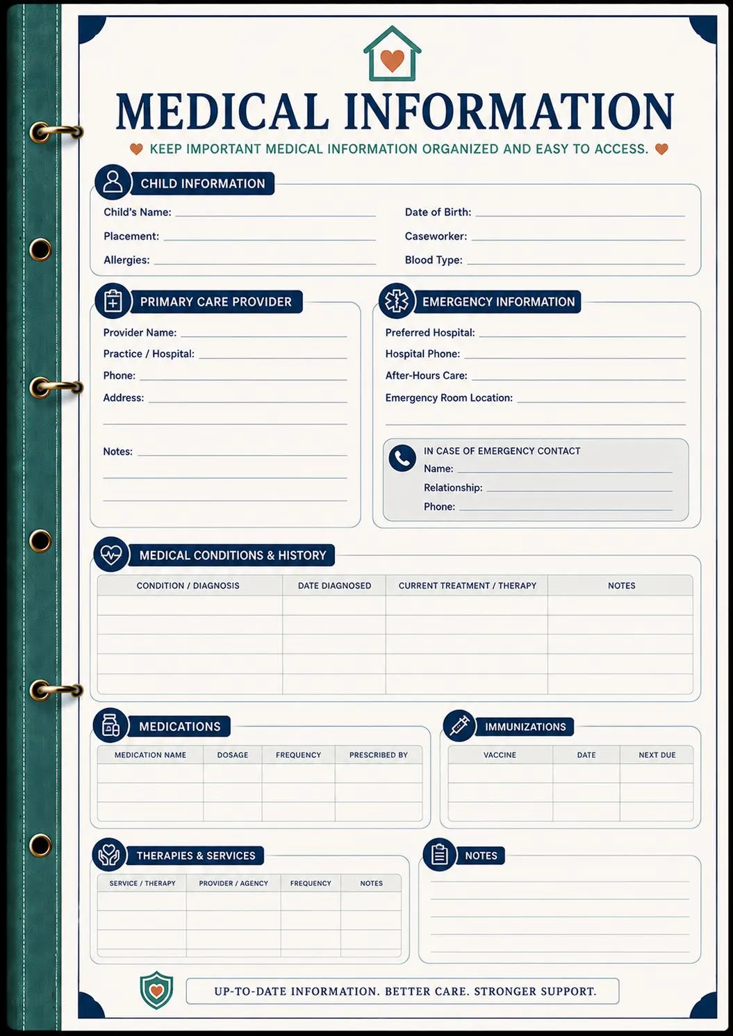 Foster Care Placement Binder preview 5