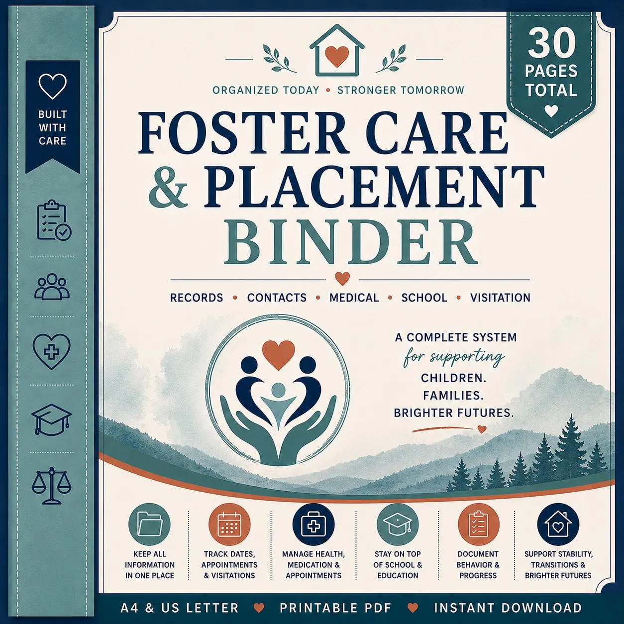 Foster Care Placement Binder