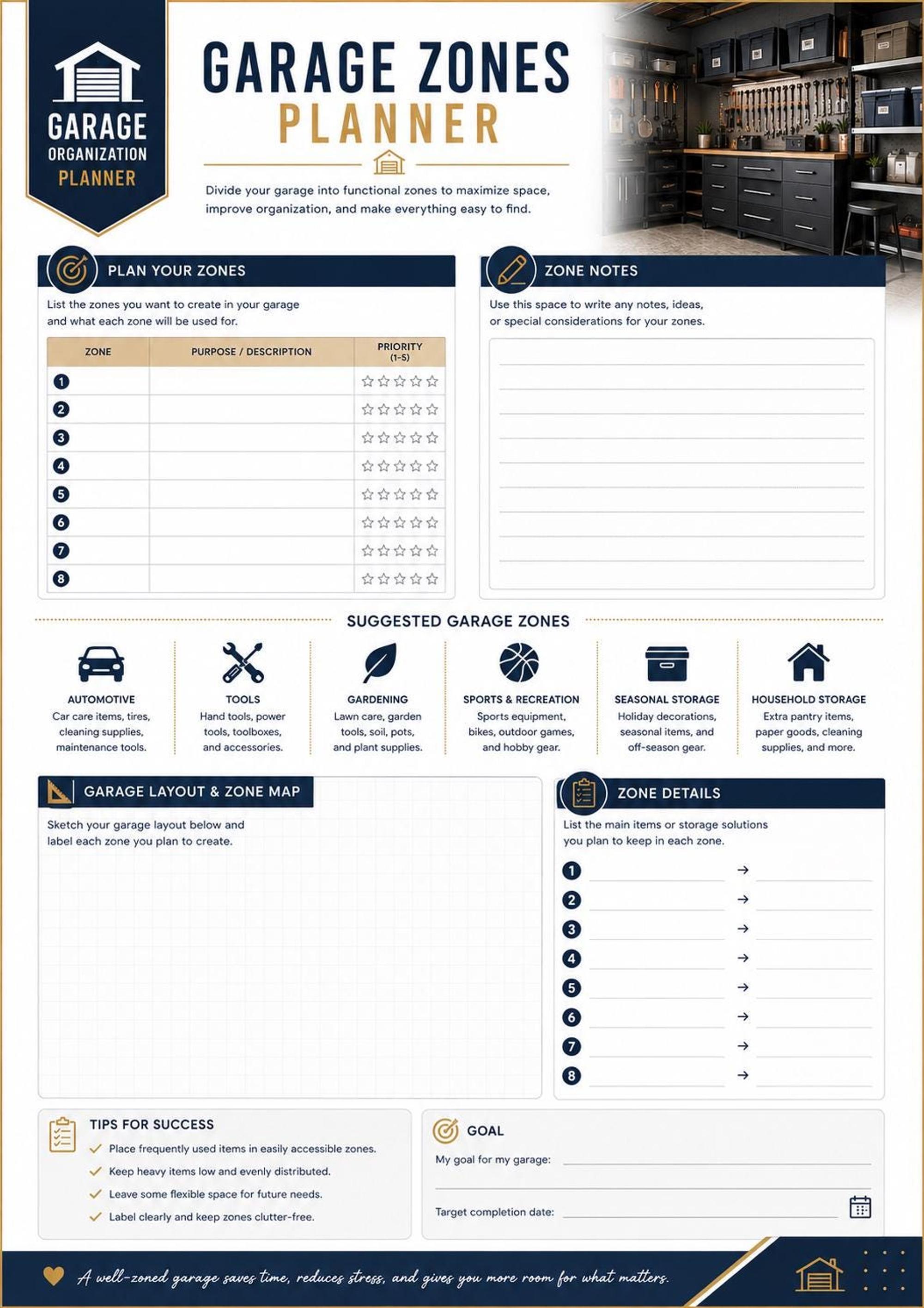 Garage Organization Planner preview 4