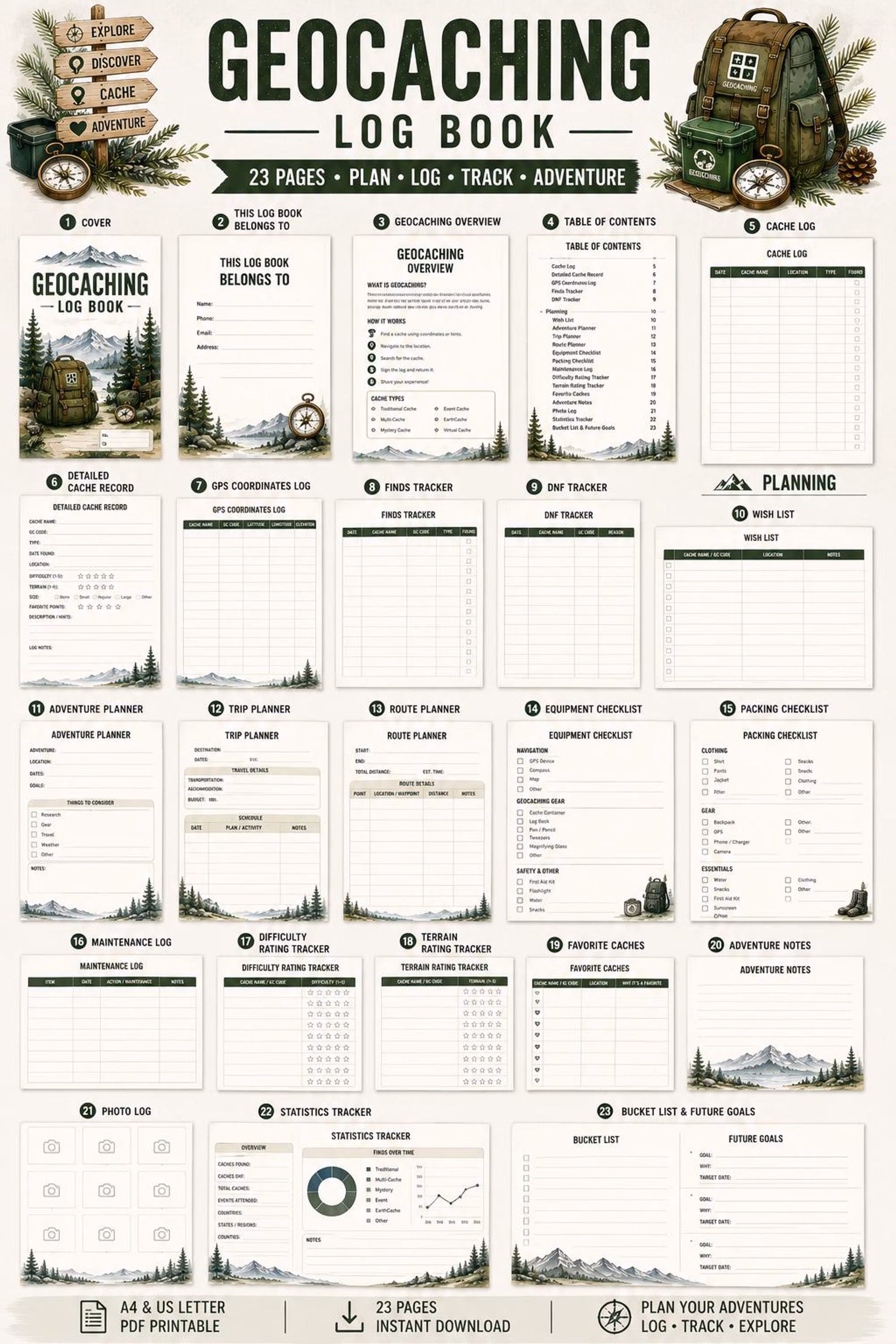 Geocache Log Book preview 7