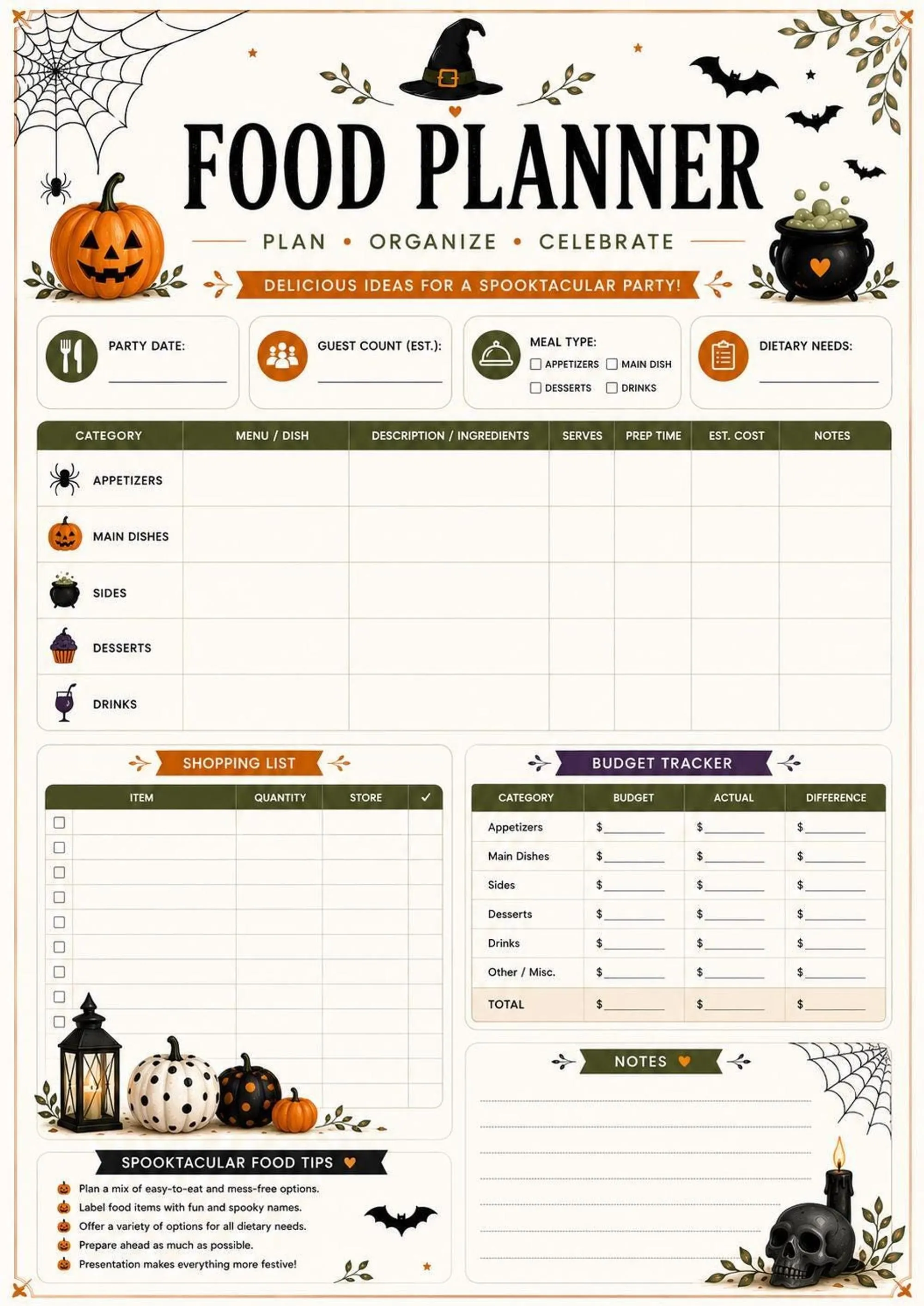Halloween Party Planner preview 6