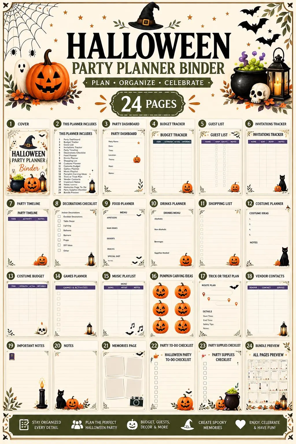 Halloween Party Planner preview 7