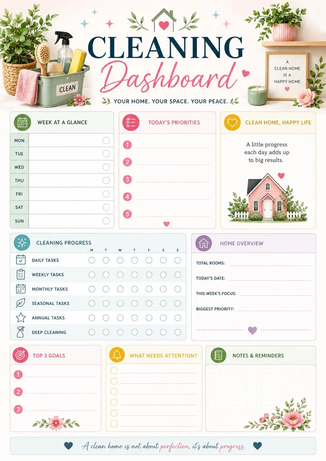 Home Cleaning Binder preview 2